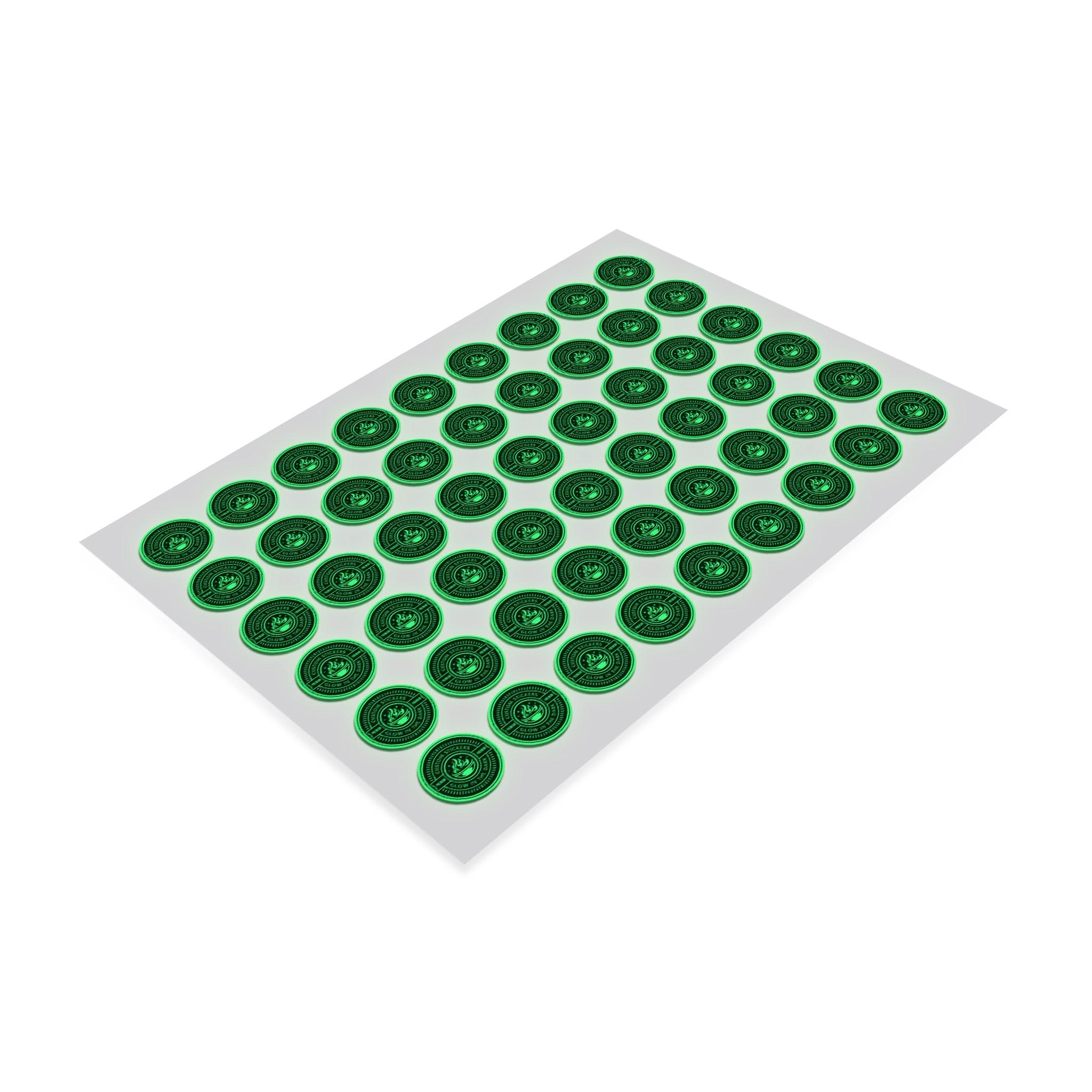 1.5" Custom Printed Glow in the Dark Stickers - Image 3