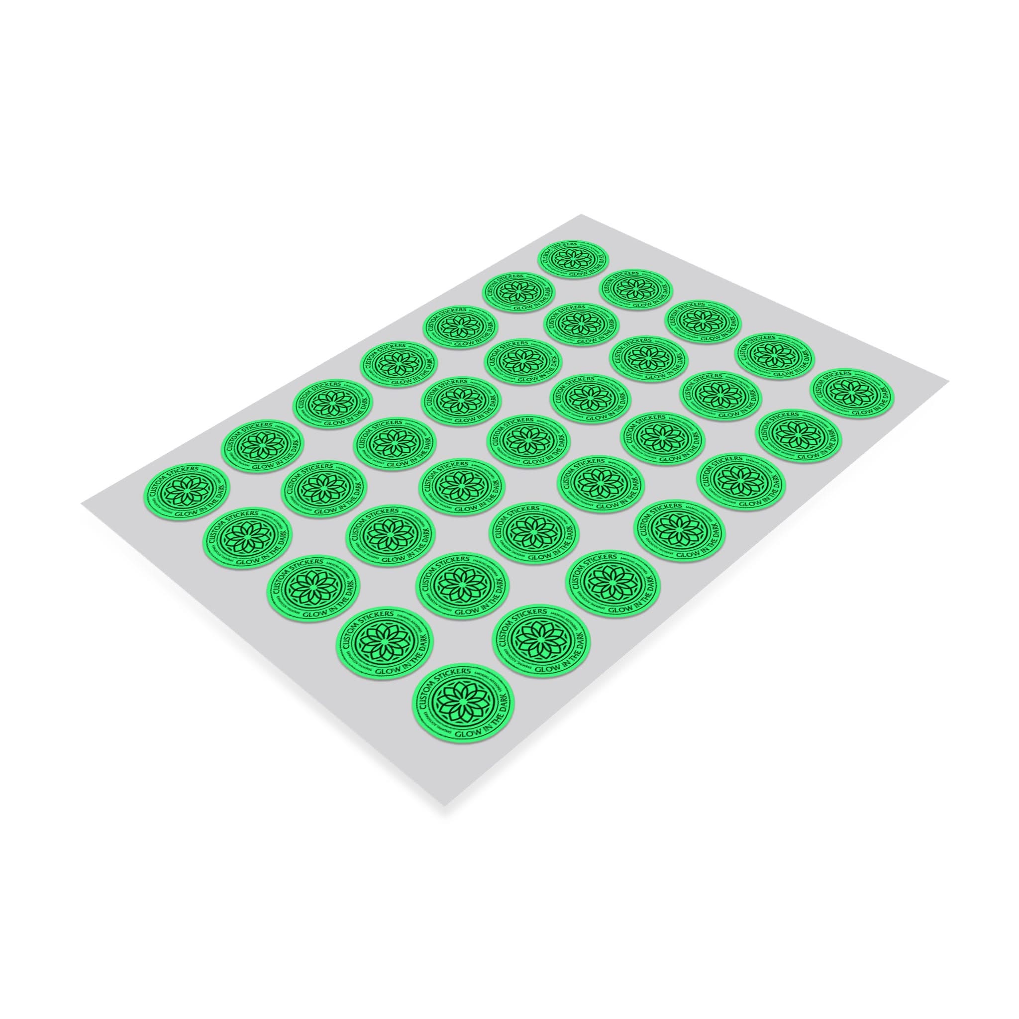 2" Custom Printed Glow in the Dark Stickers - Image 3