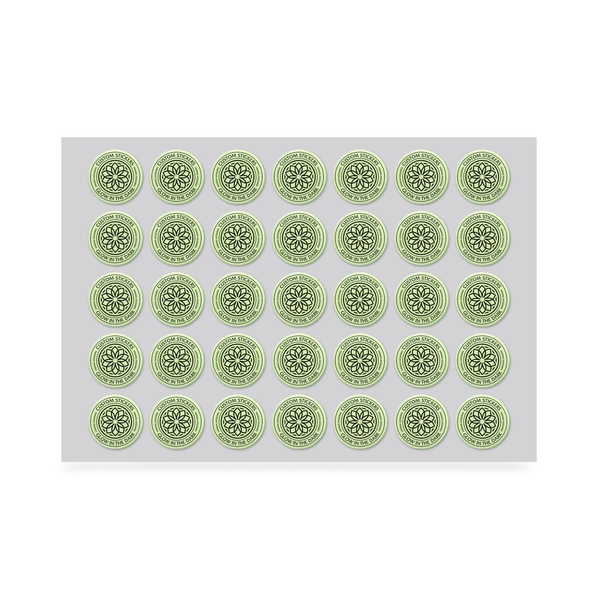 2" Custom Printed Glow in the Dark Stickers - Image 4