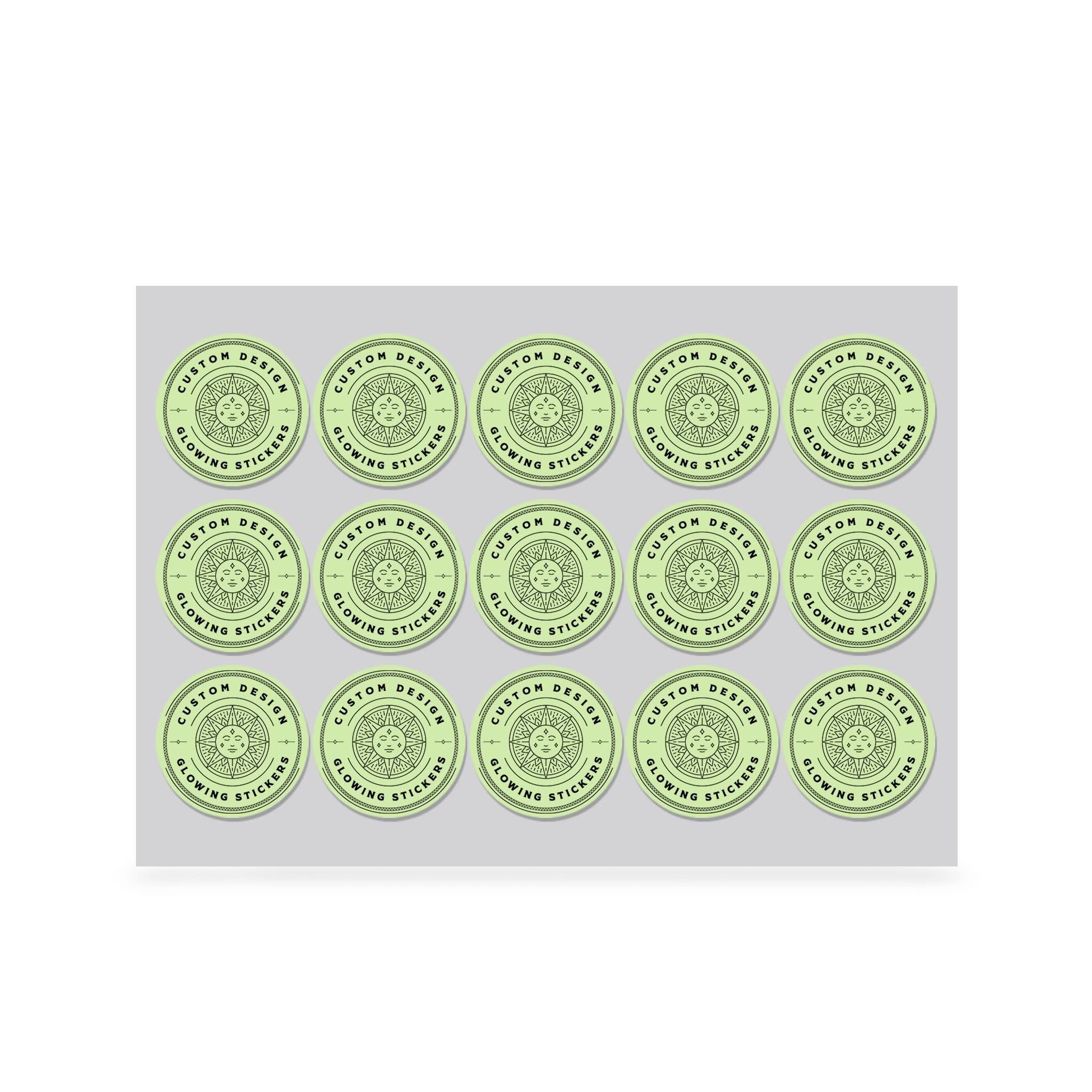 3" Custom Printed Glow in the Dark Stickers - Image 4