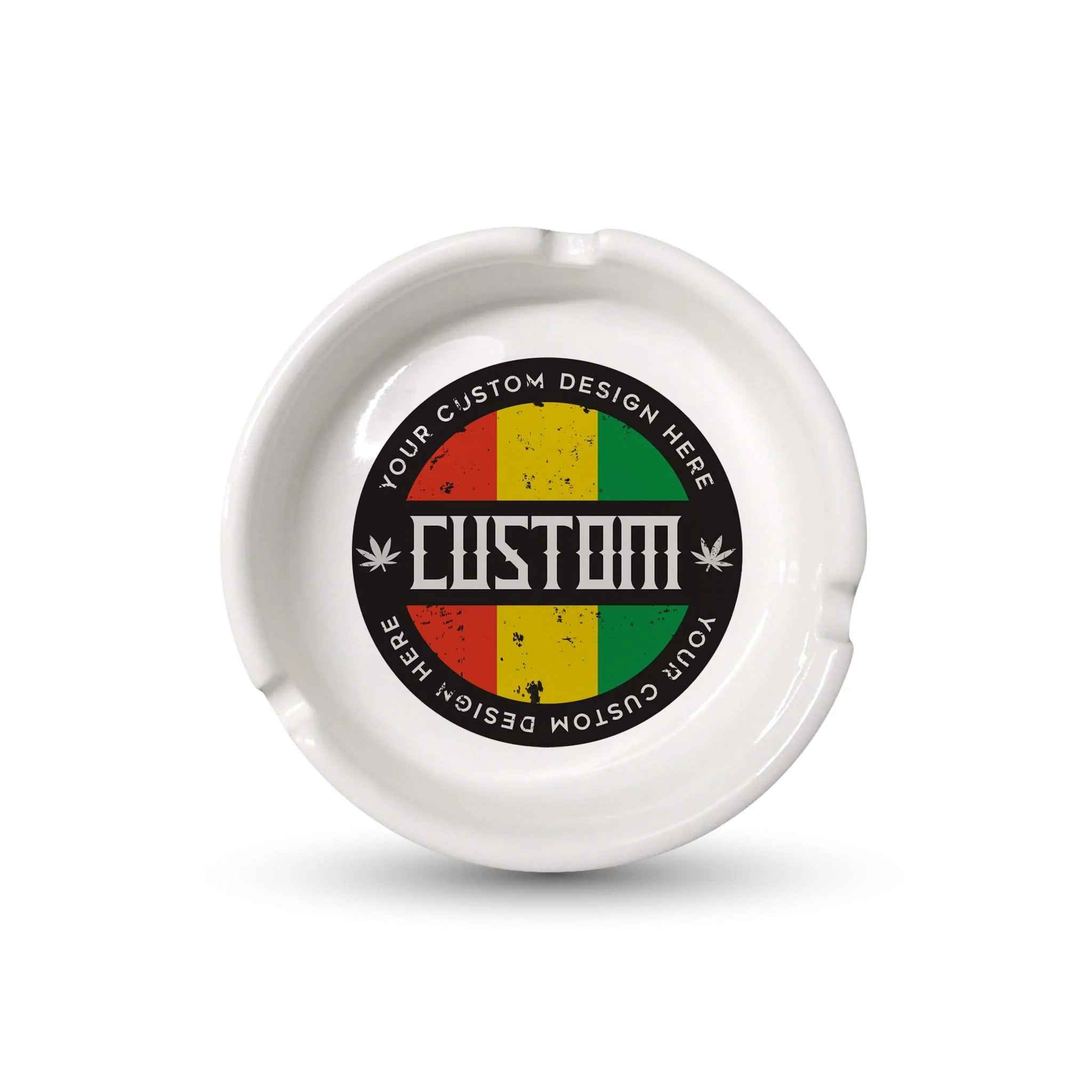 Custom Ceramic Ashtray - Image 2