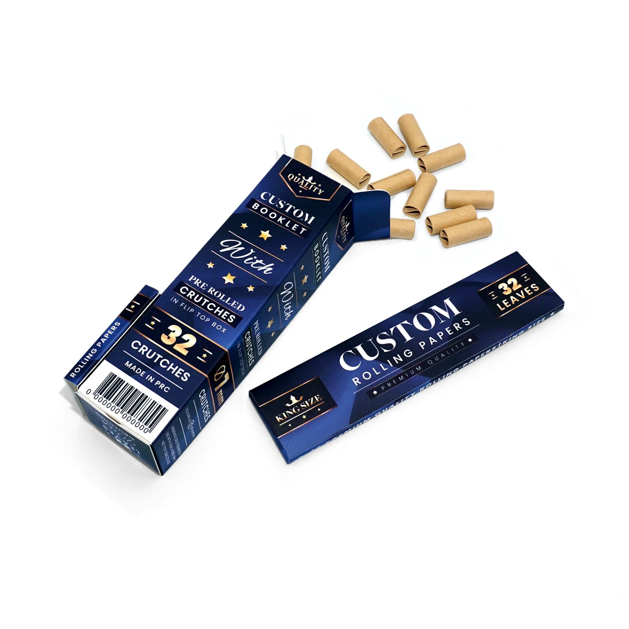 Custom Booklets with Pre Rolled Crutches in Flip Top Box - Image 3