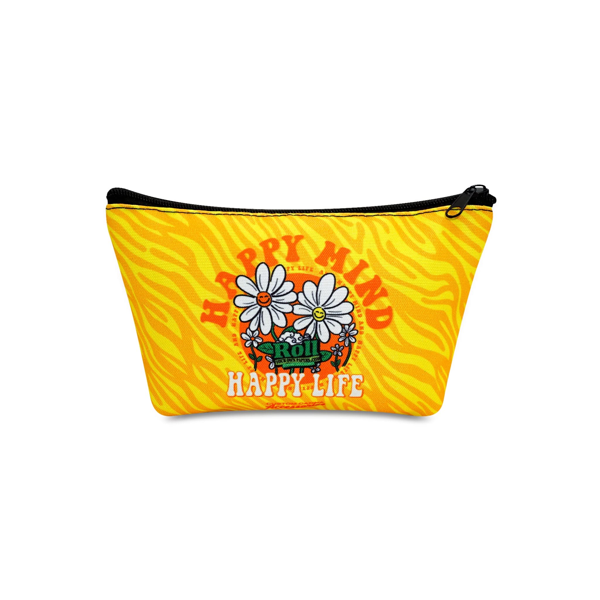 Custom Canvas Cosmetic Bag With Wide Bottom - Image 4