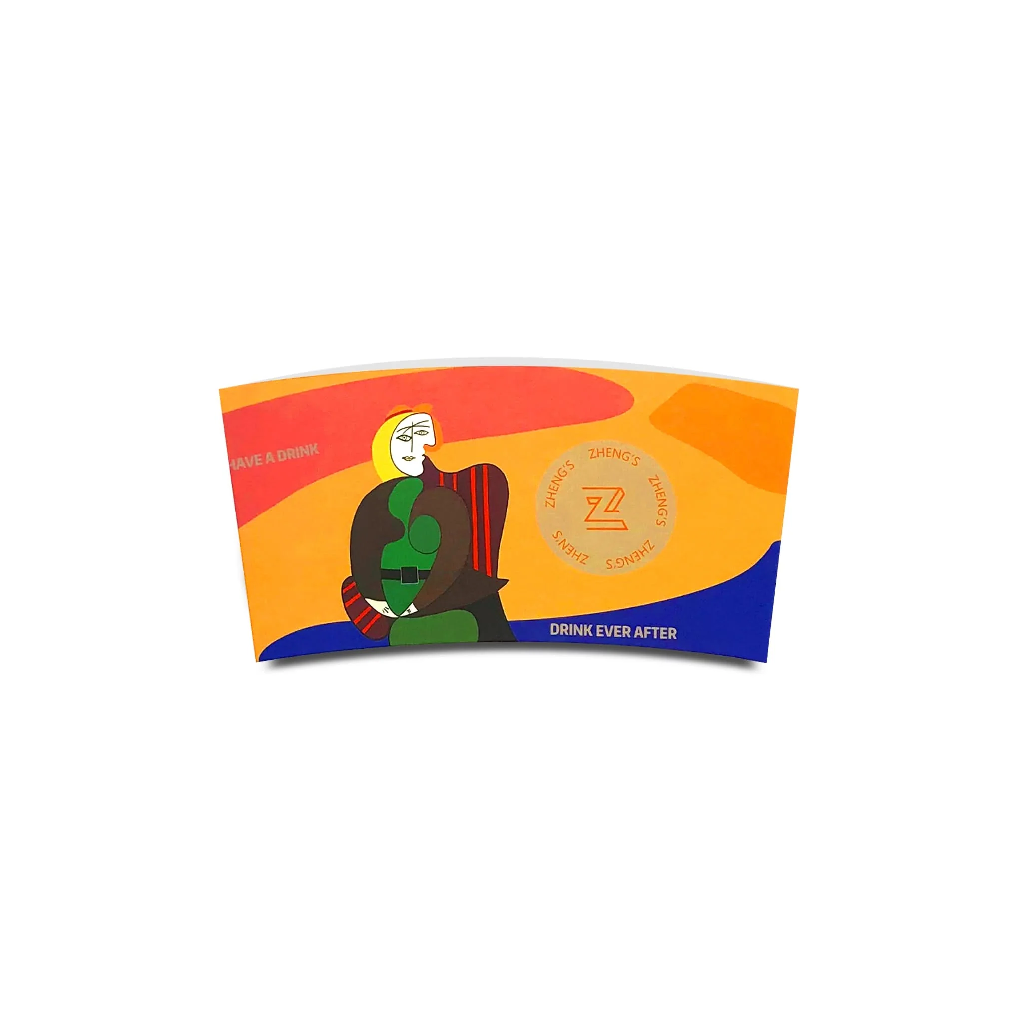 Custom Coffee Cup Sleeve - Image 4