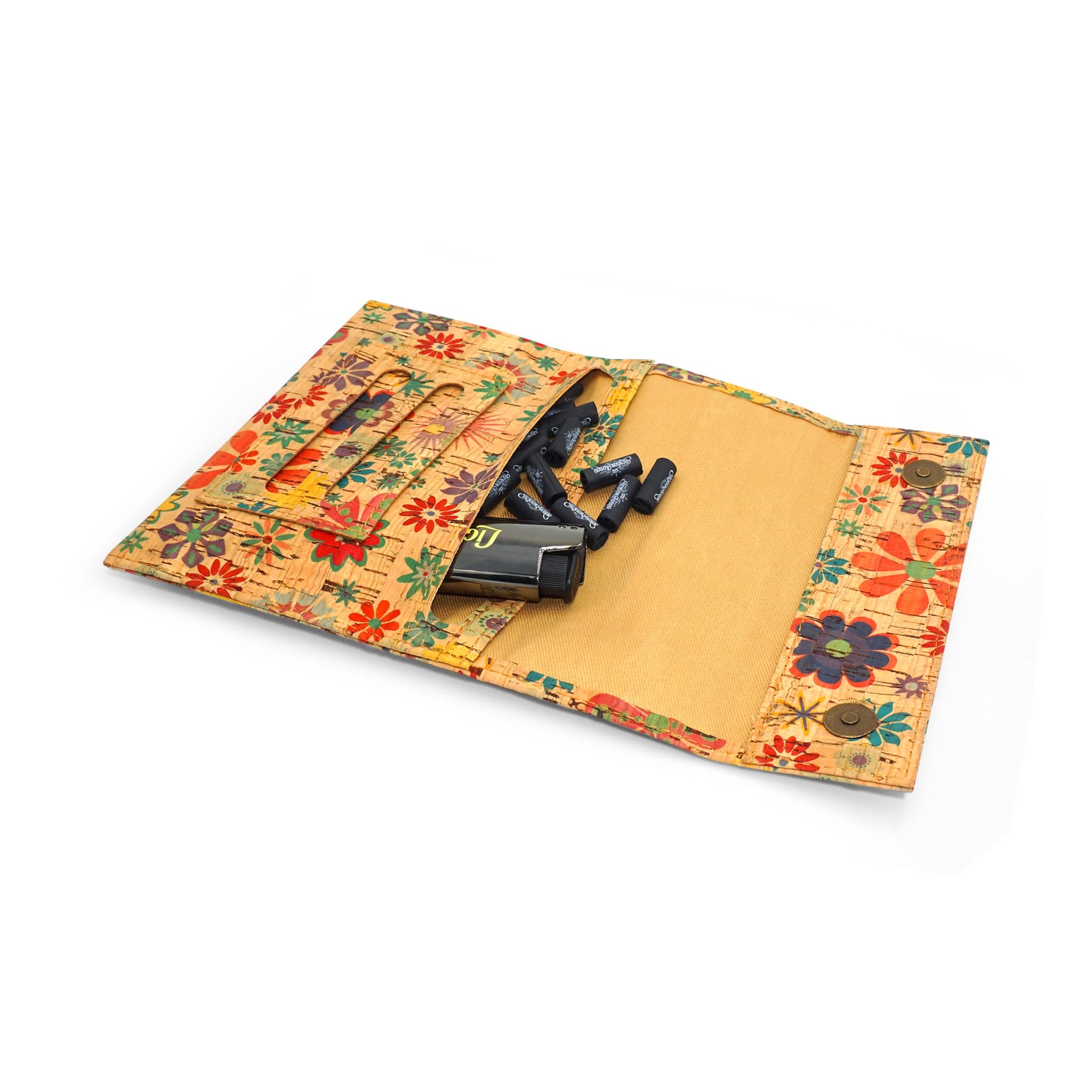 Custom Cork Leather Rolling Pouch - Image 3