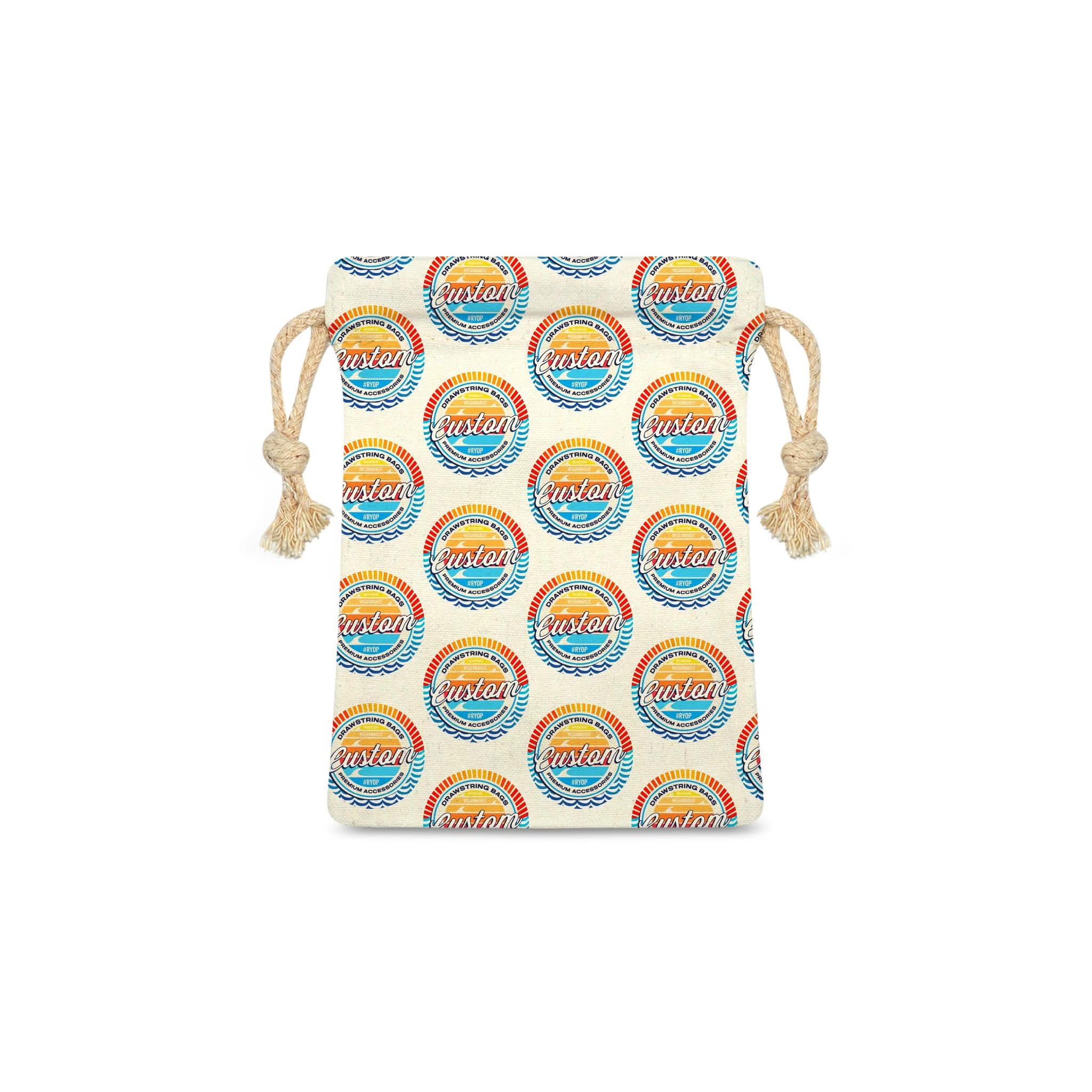 Custom Cotton Draw String Bags - Image 2