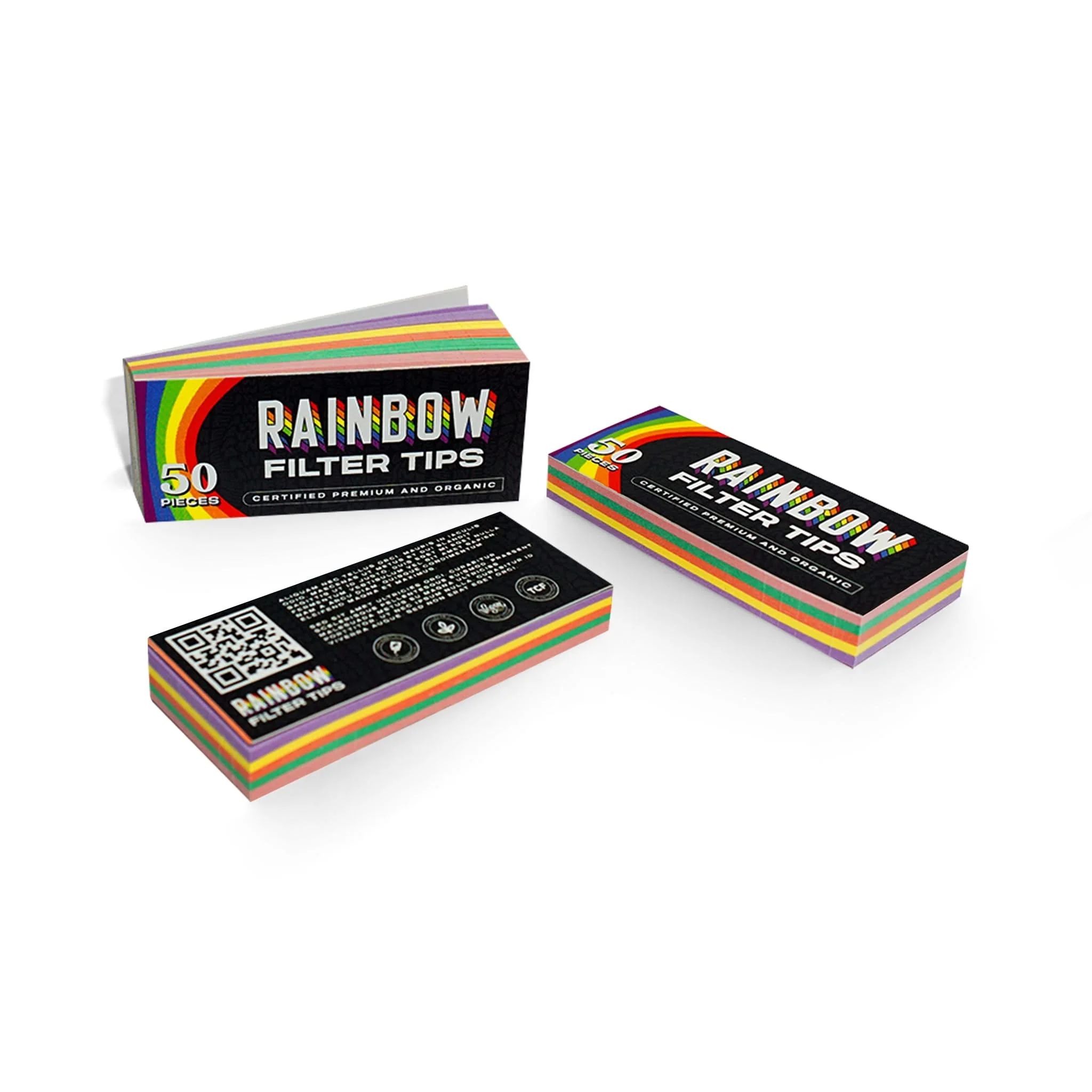 Custom Flat Rainbow 🌈 Crutch Tips - Image 3