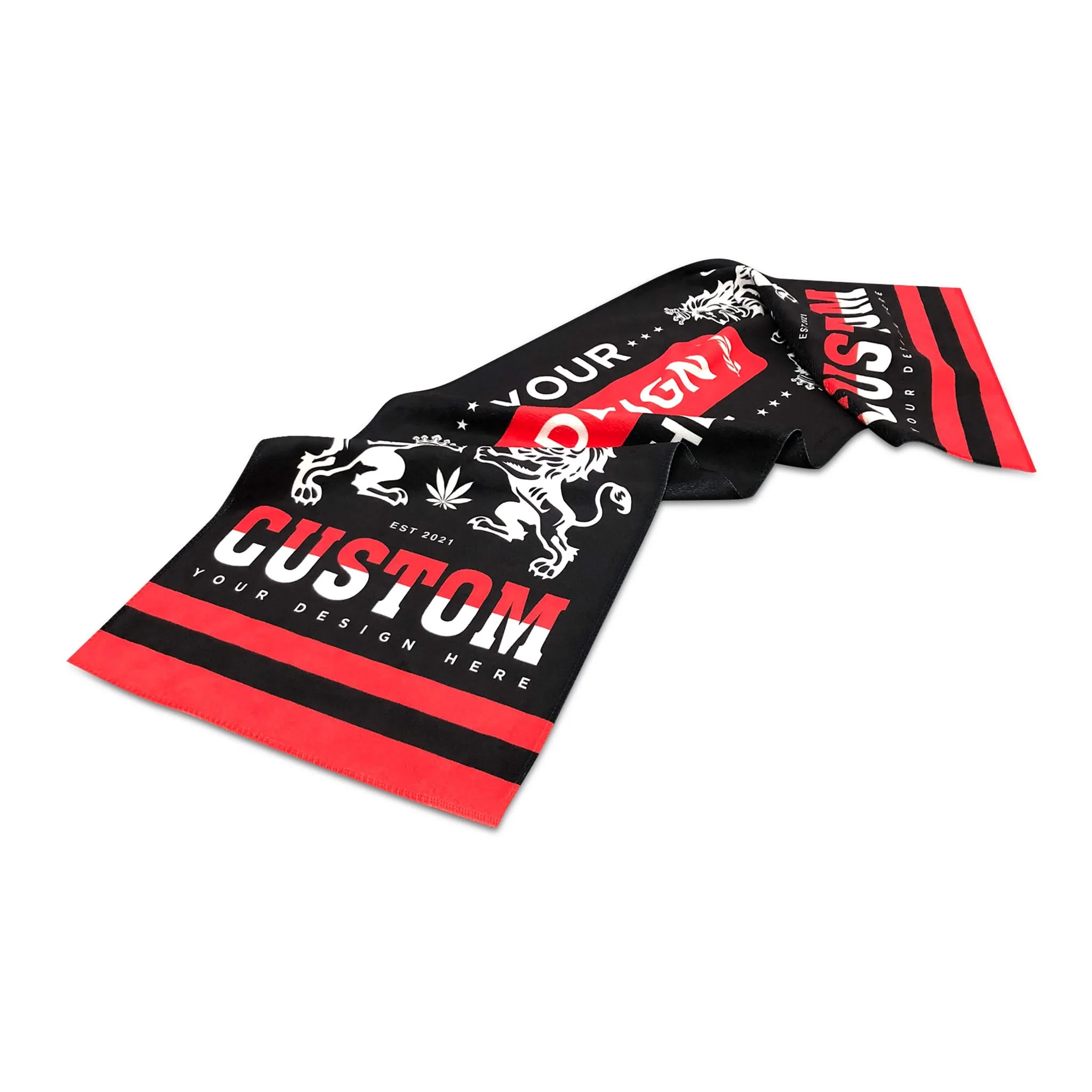Custom Full Color Gym Towel - Image 3