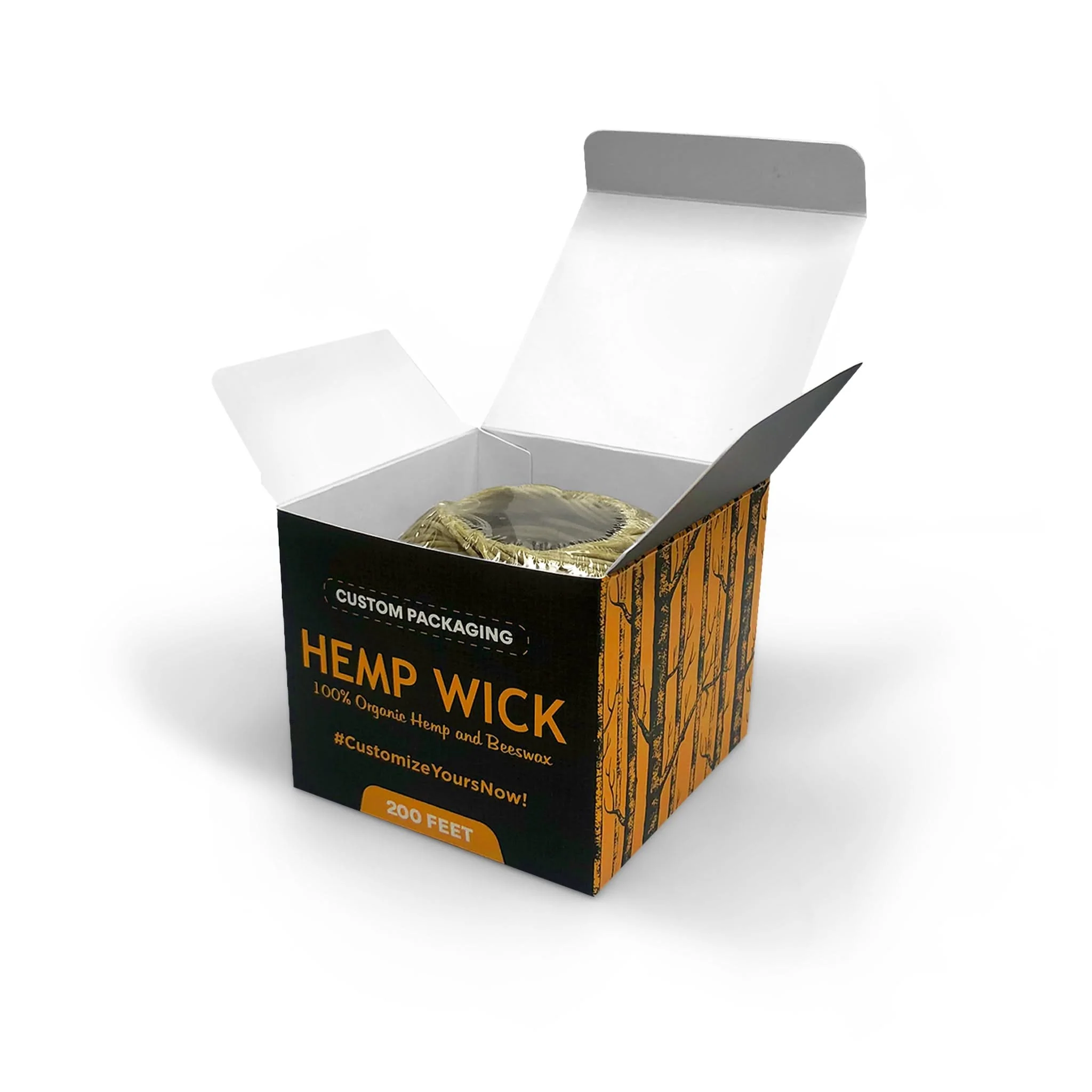 Custom Organic Natural Beeswax Wick In Box Packaging - Image 3