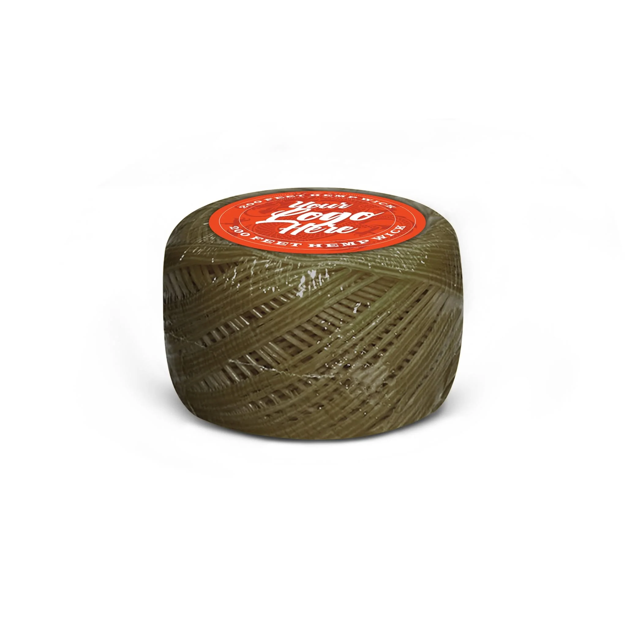 Custom Organic Natural Beeswax Wick Bobbin Sticker Packaging - Image 3