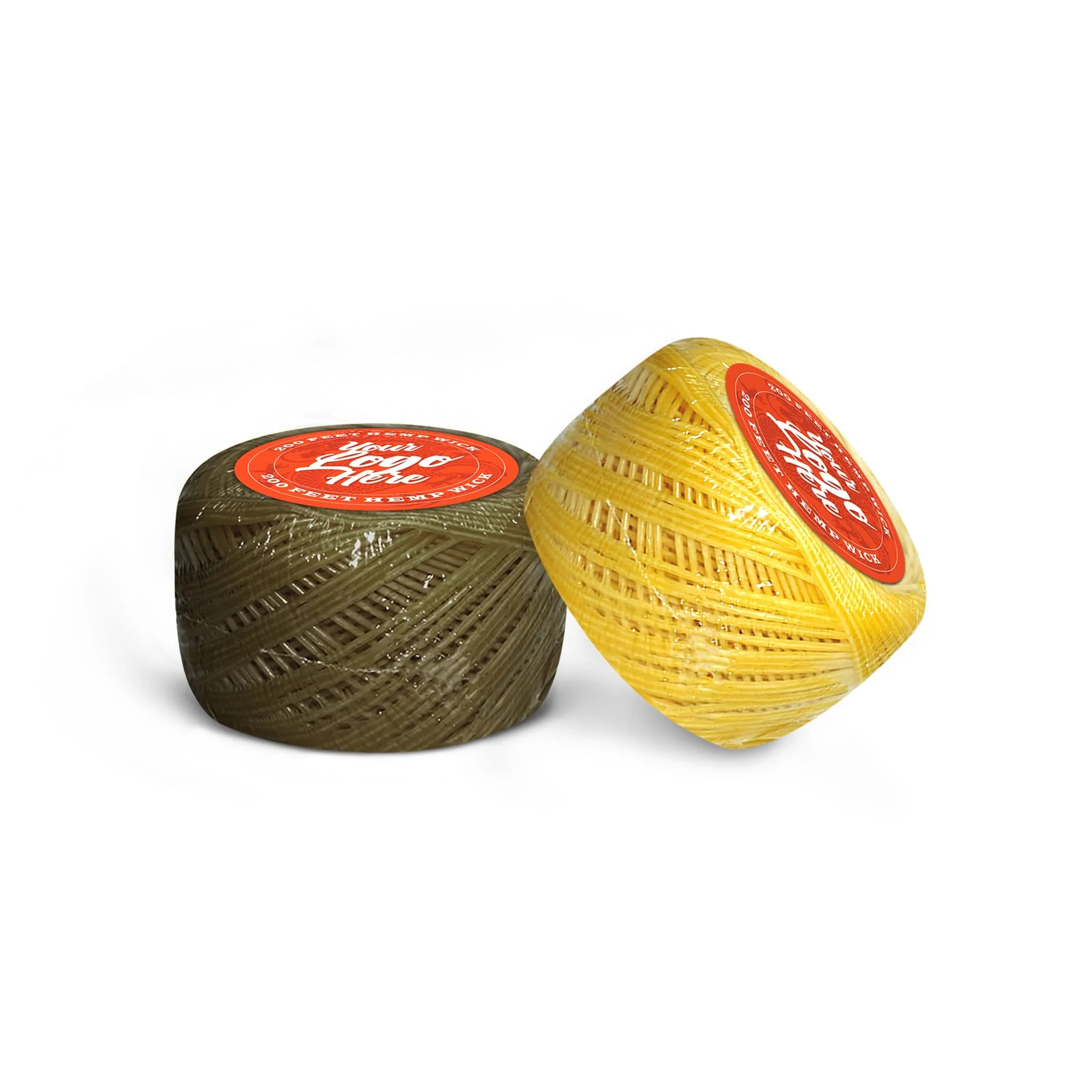 Custom Organic Natural Beeswax Wick Bobbin Sticker Packaging - Image 4