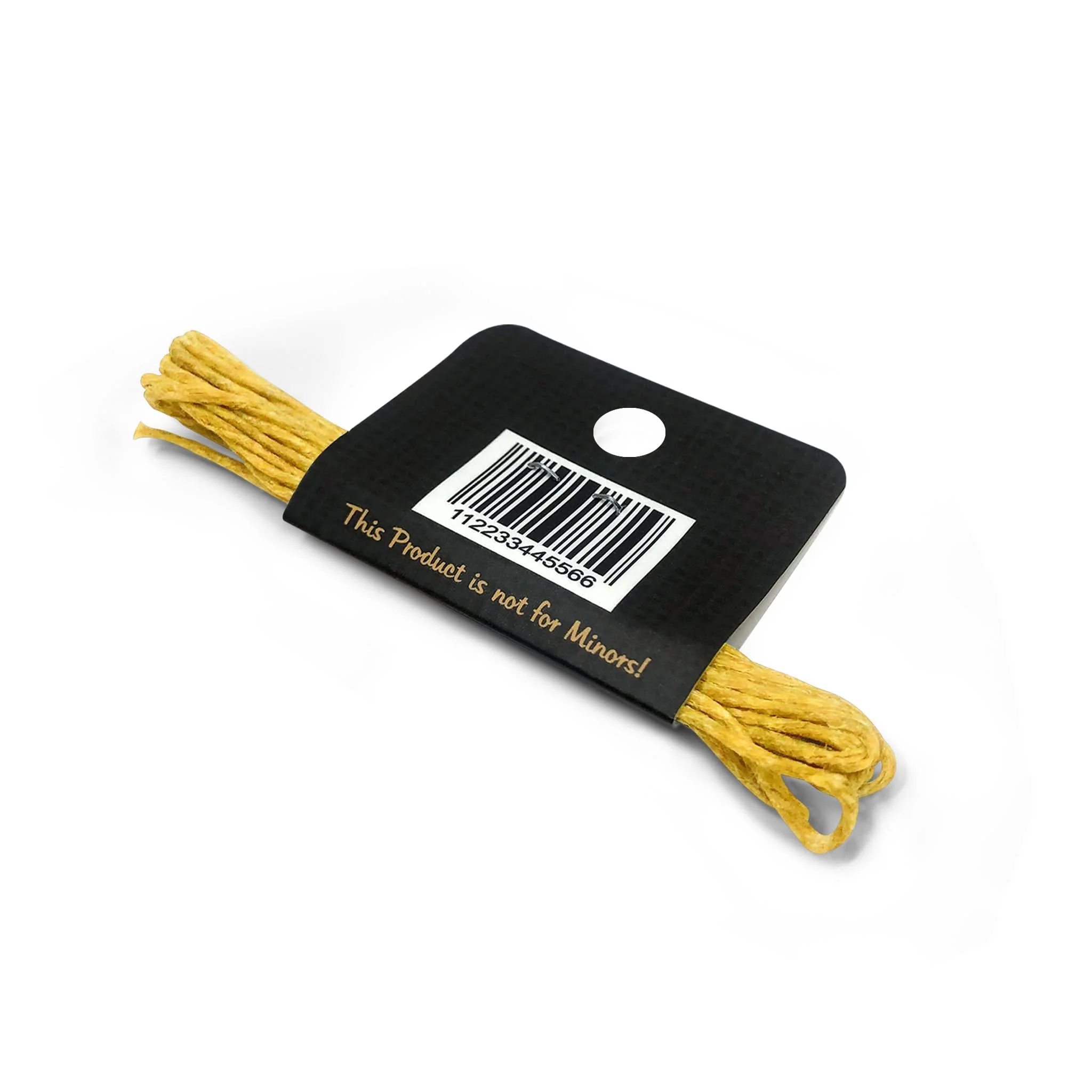 Custom Organic Natural Beeswax Wick In Header Card Packaging - Image 4