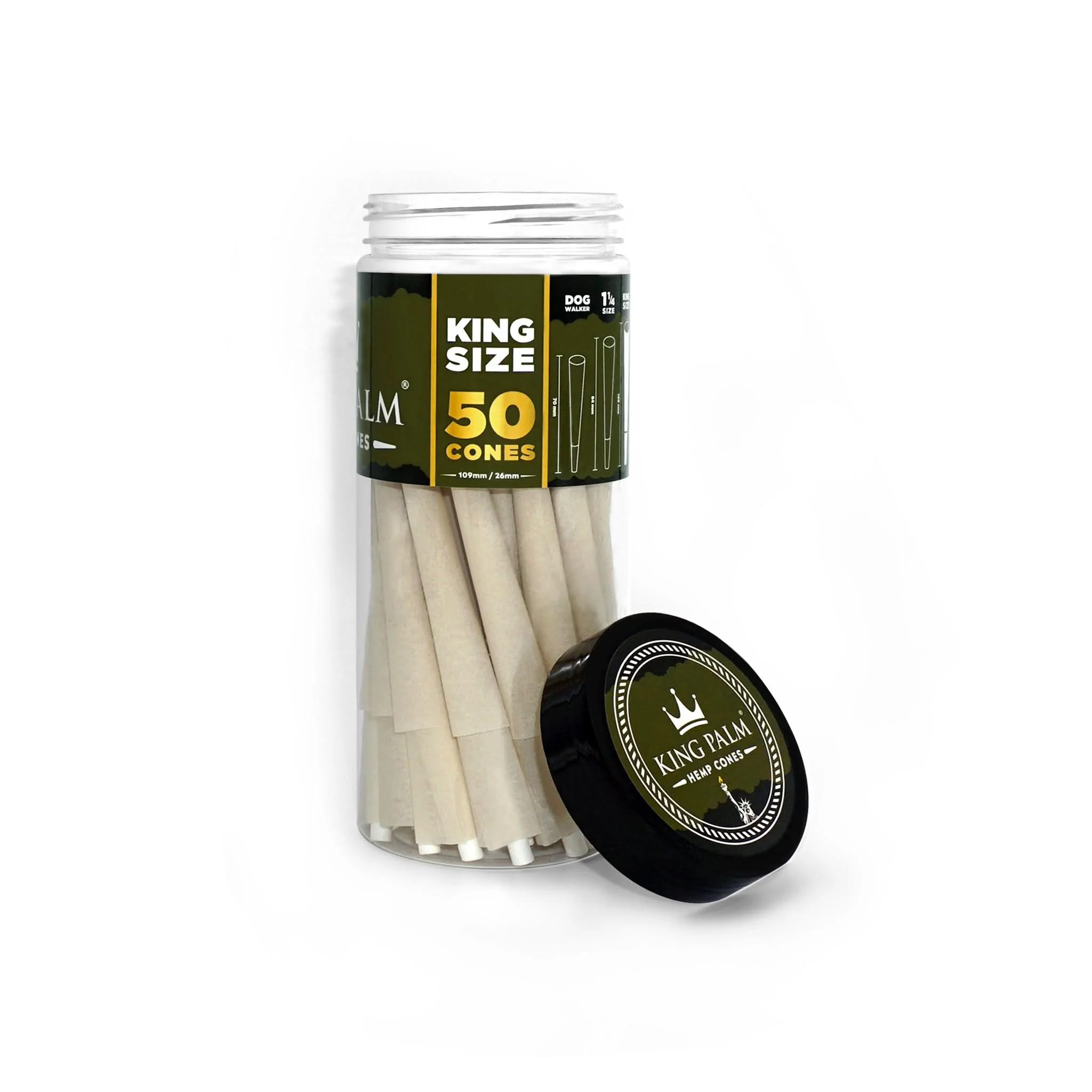 Custom Pre Rolled Cones in PET BOTTLE Packaging (50/100CT) - Image 3