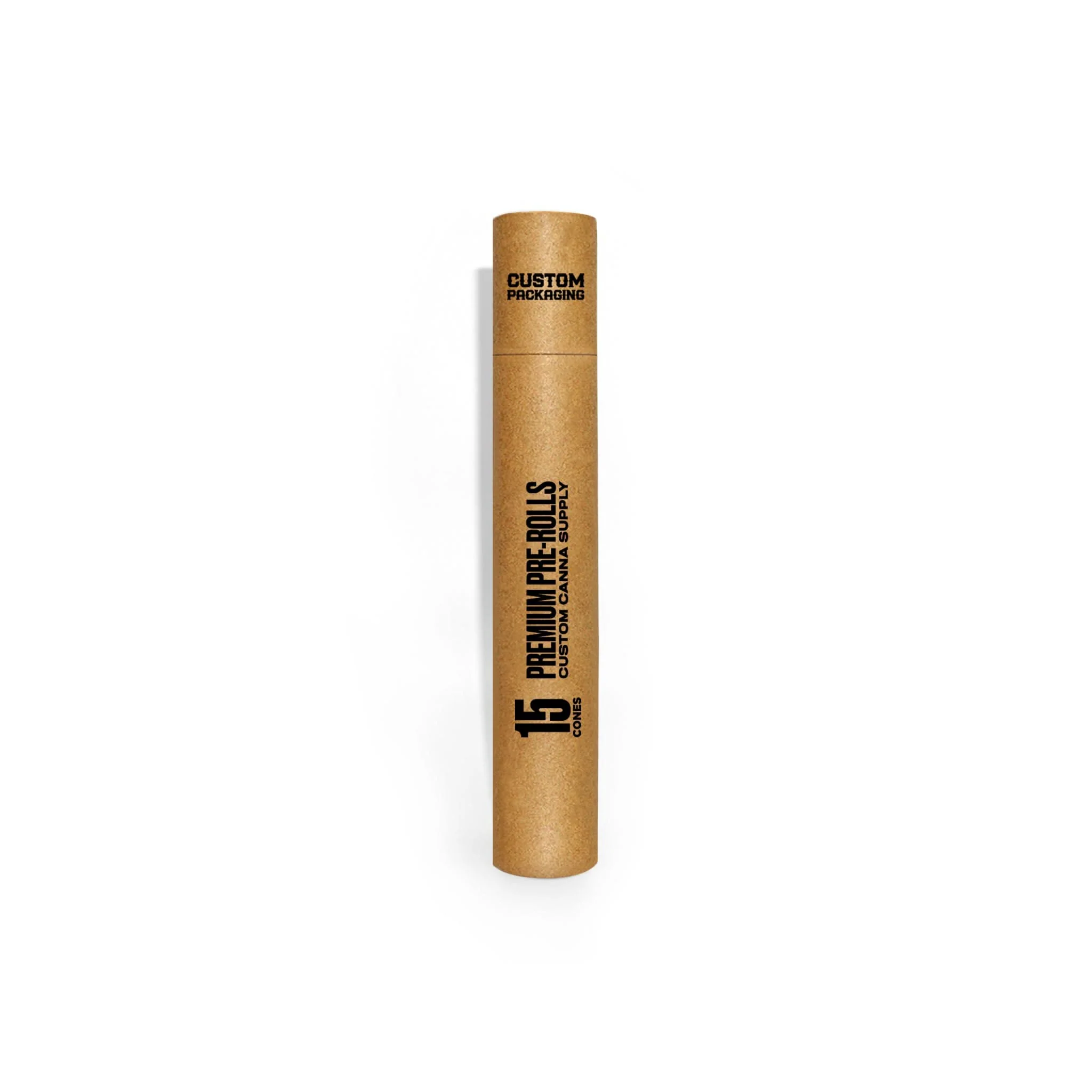 Custom Pre Rolled Cones in PHAT Kraft Tube Retail Packaging (15CT) - Image 3