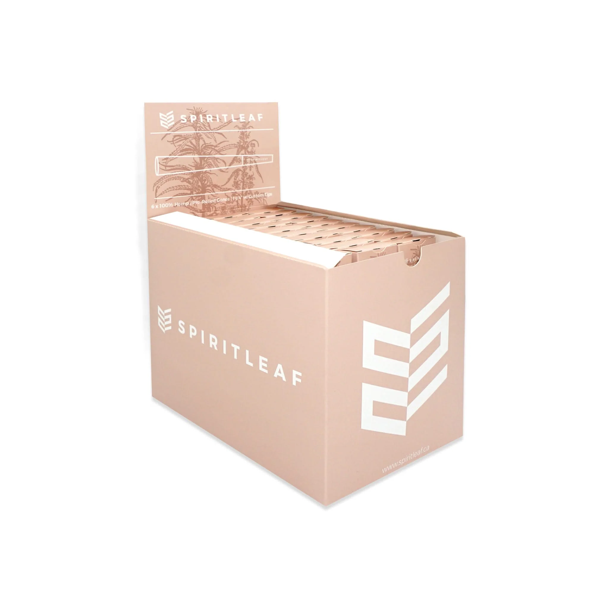 Custom Pre Rolled Cones Trapezoid Retail Format Packaging (6CT) - Image 2
