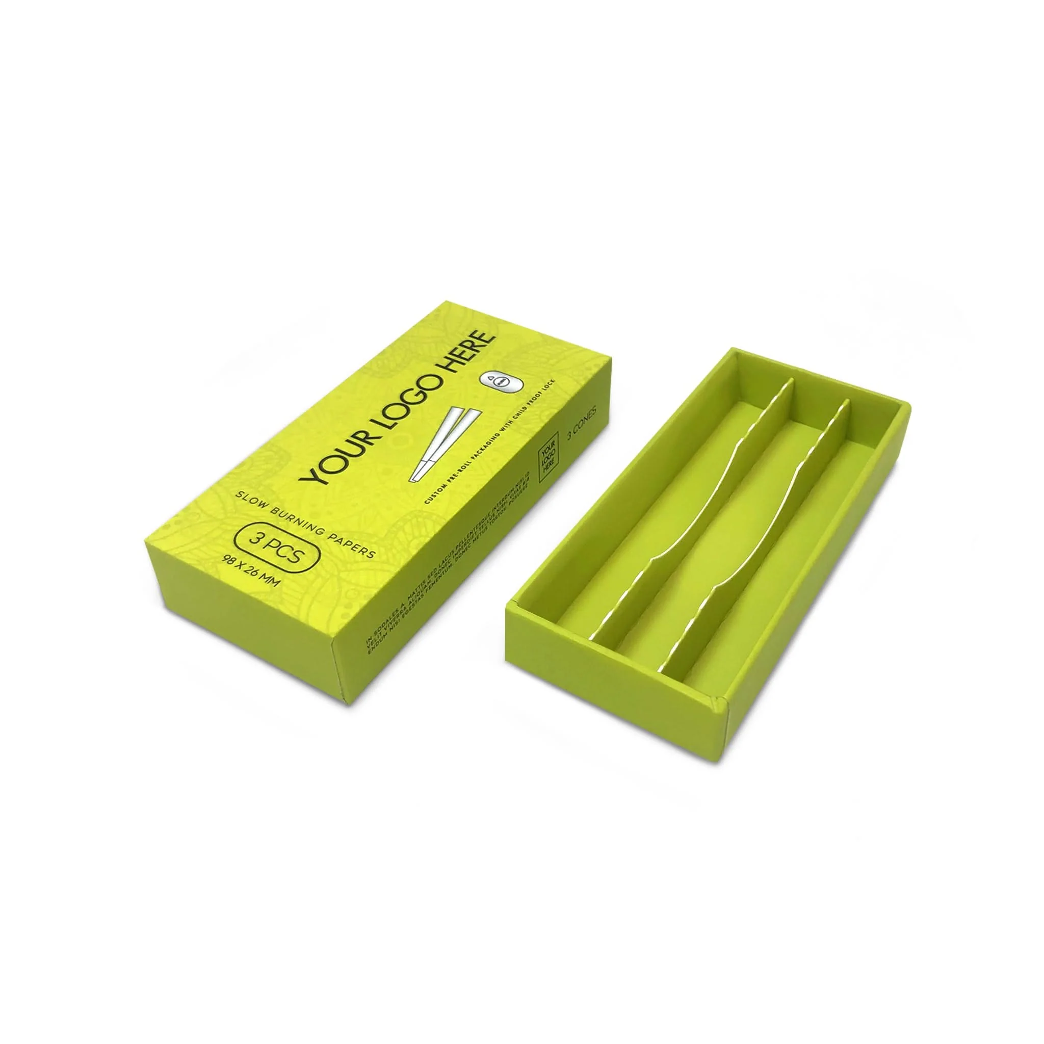 Custom Pre Rolled Turned Edge Box 3PK 98 Size - Image 3