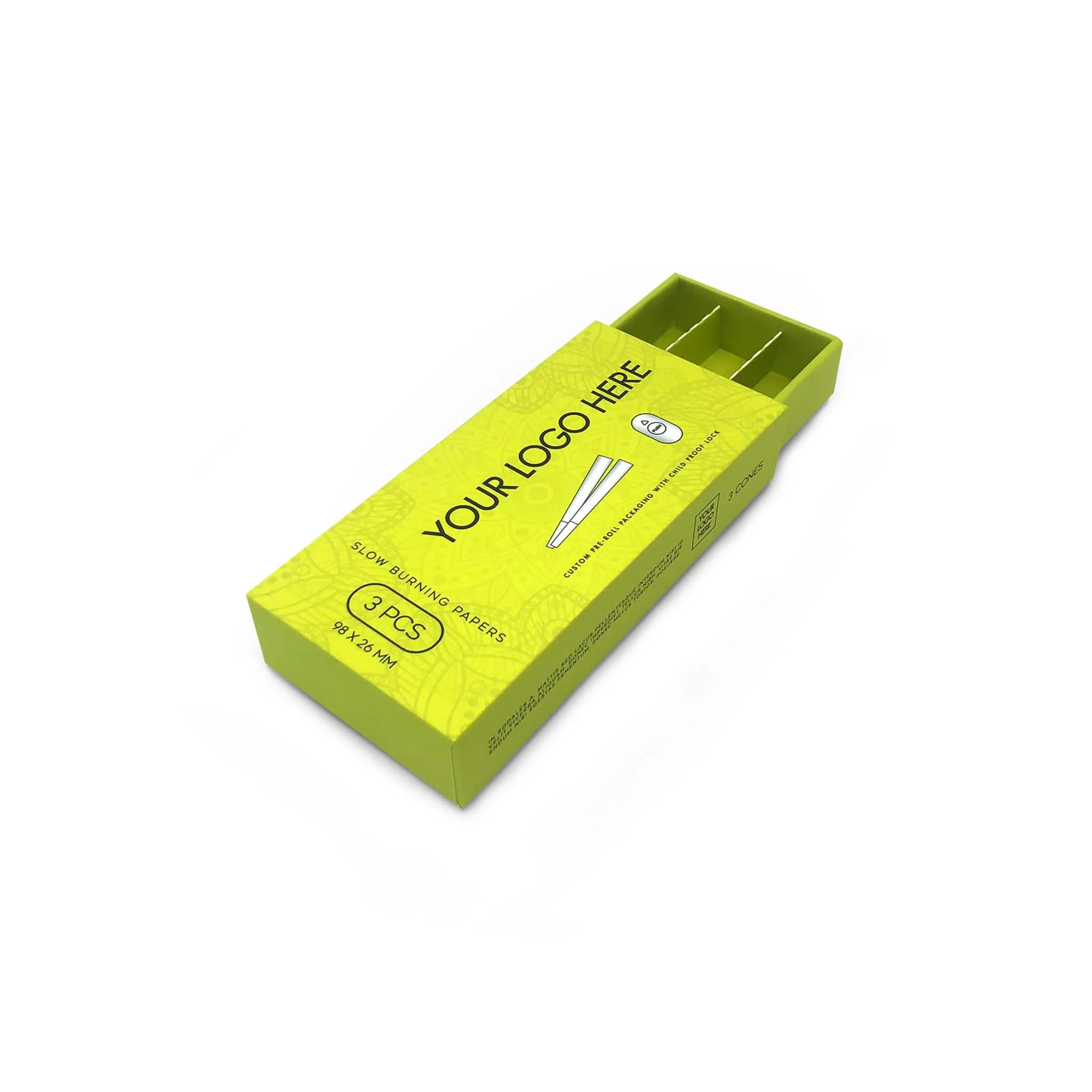 Custom Pre Rolled Turned Edge Box 3PK 98 Size - Image 4