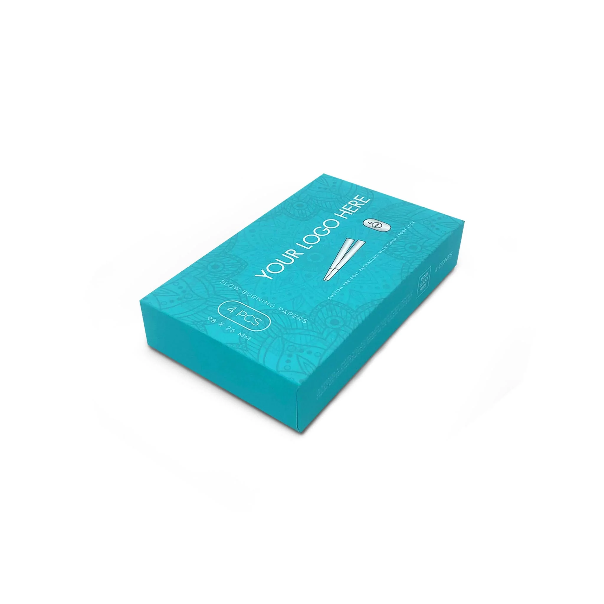 Custom Pre Rolled Turned Edge Box 4PK 98 Size - Image 5