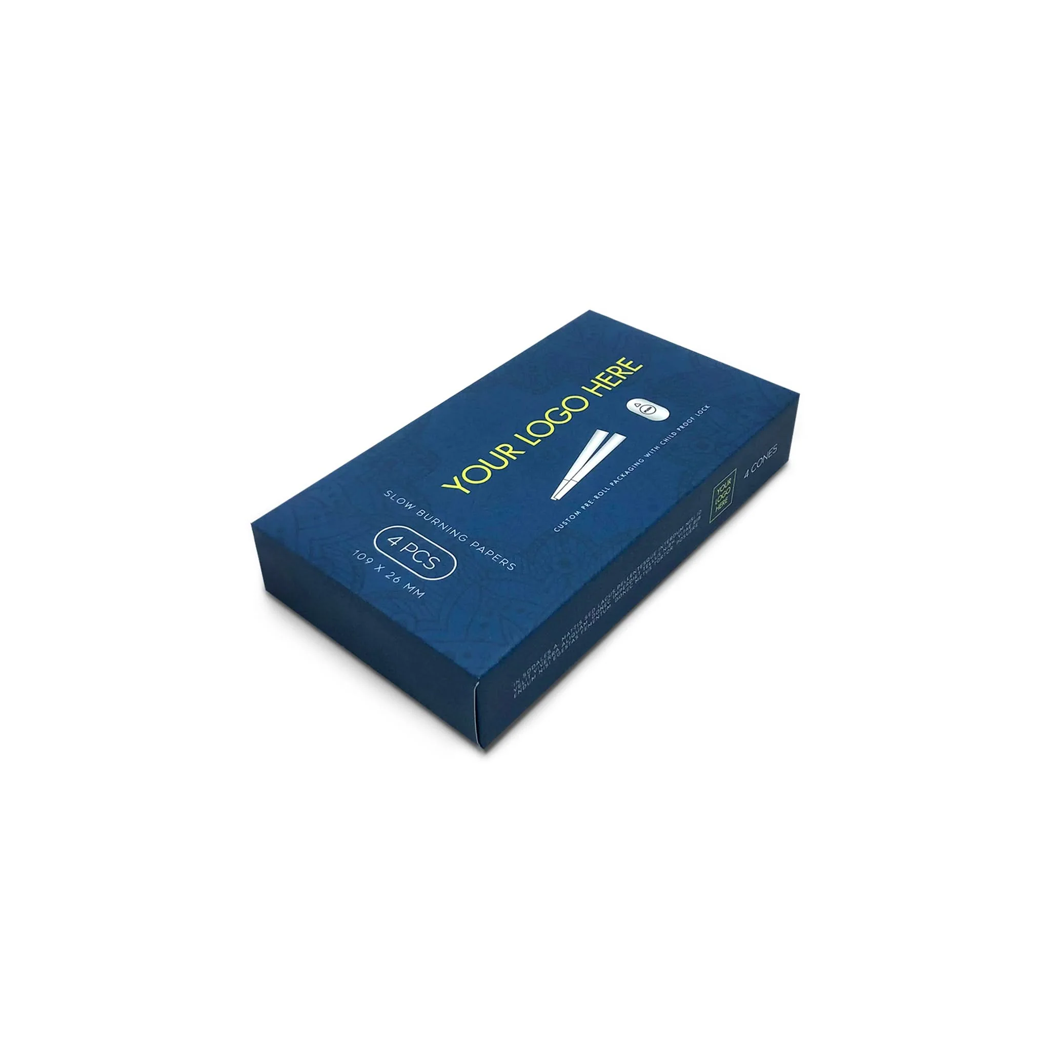 Custom Pre Rolled Turned Edge Box 4PK King Size - Image 5