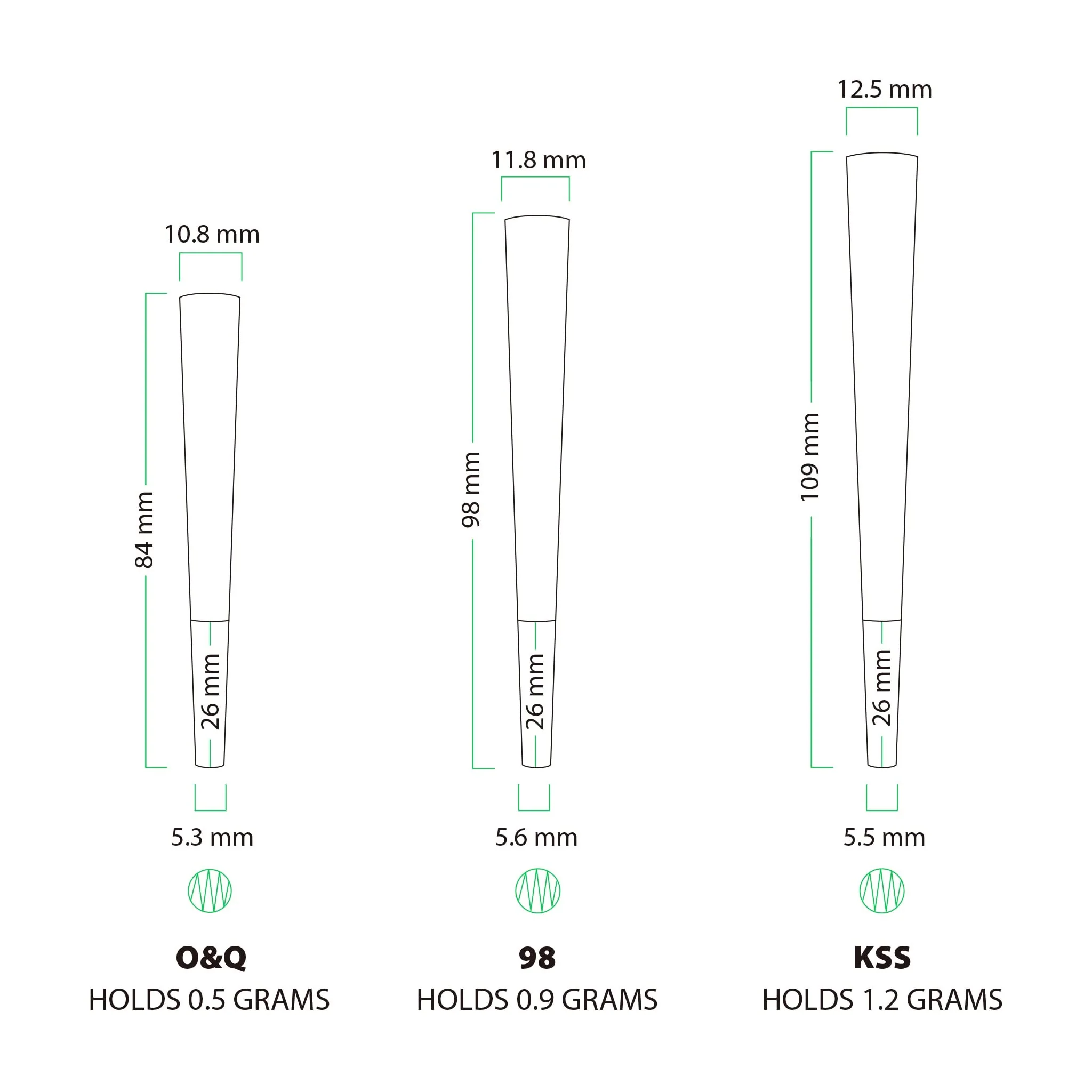 Custom Pre Rolled Turned Edge Box 4PK Quarter Size - Image 6