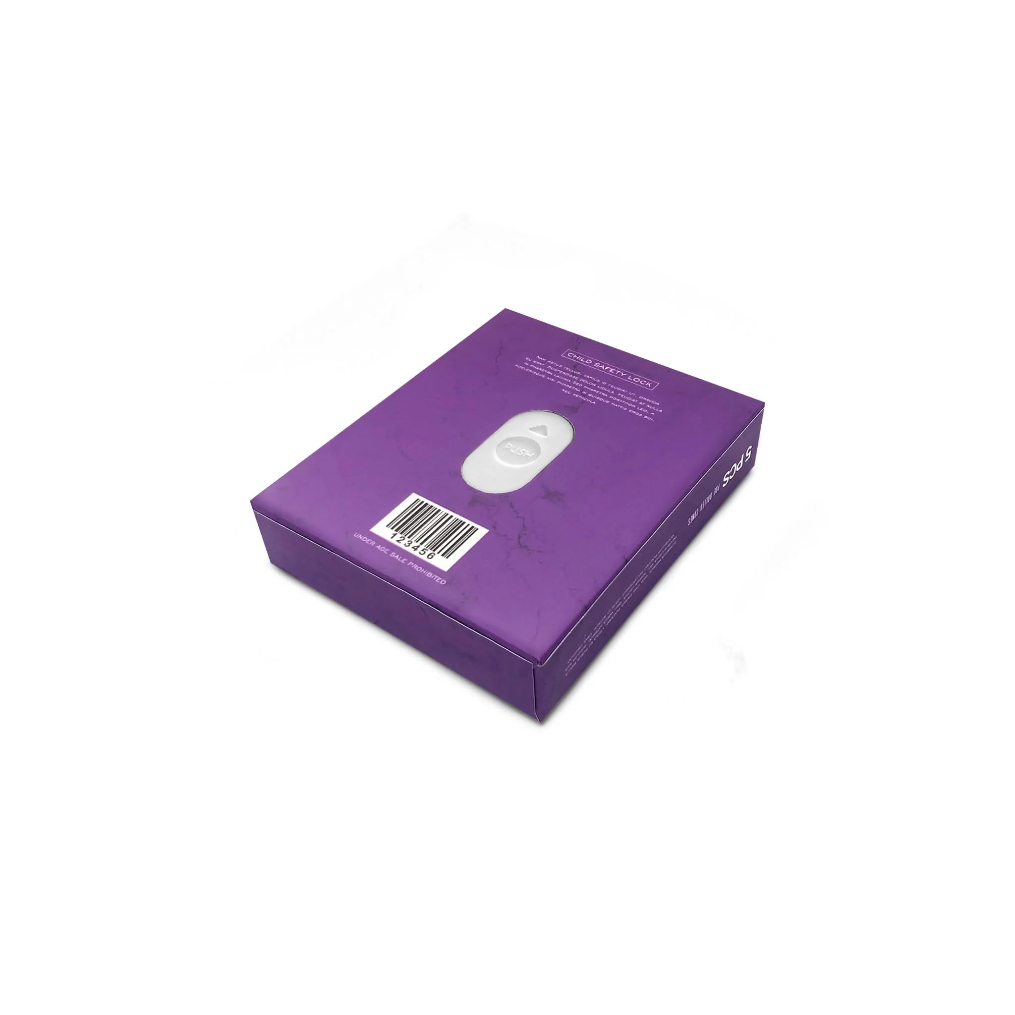 Custom Pre Rolled Turned Edge Box 5PK Quarter Size - Image 2