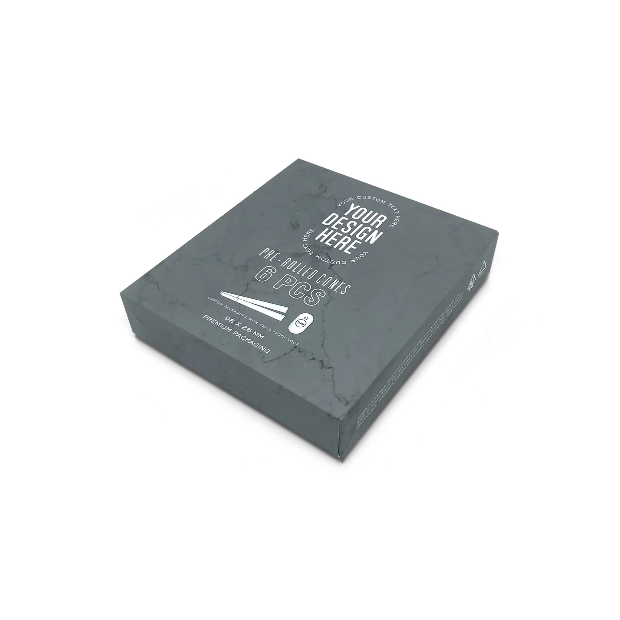 Custom Pre Rolled Turned Edge Box 6PK 98 Size - Image 5