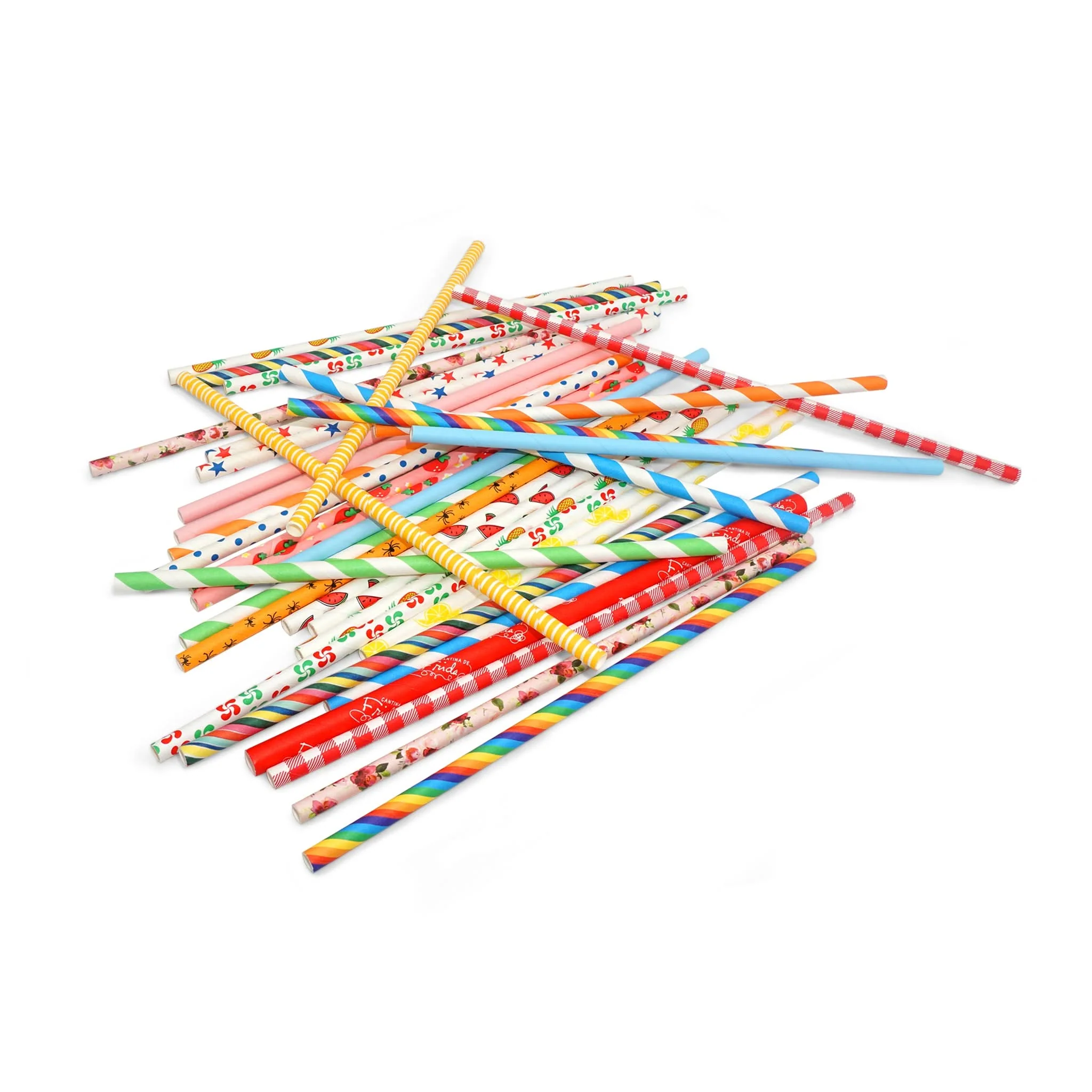 Custom Printed Eco Friendly Paper Straws - Image 2