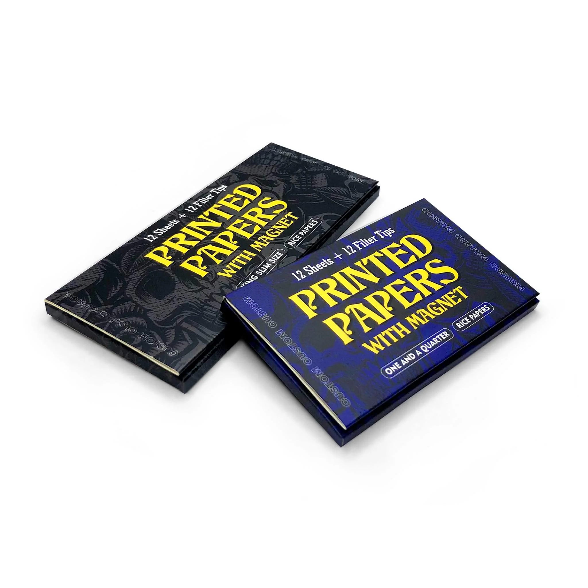 Custom Printed Rolling Paper (Flat Sheet Booklet + Magnets) - Image 2