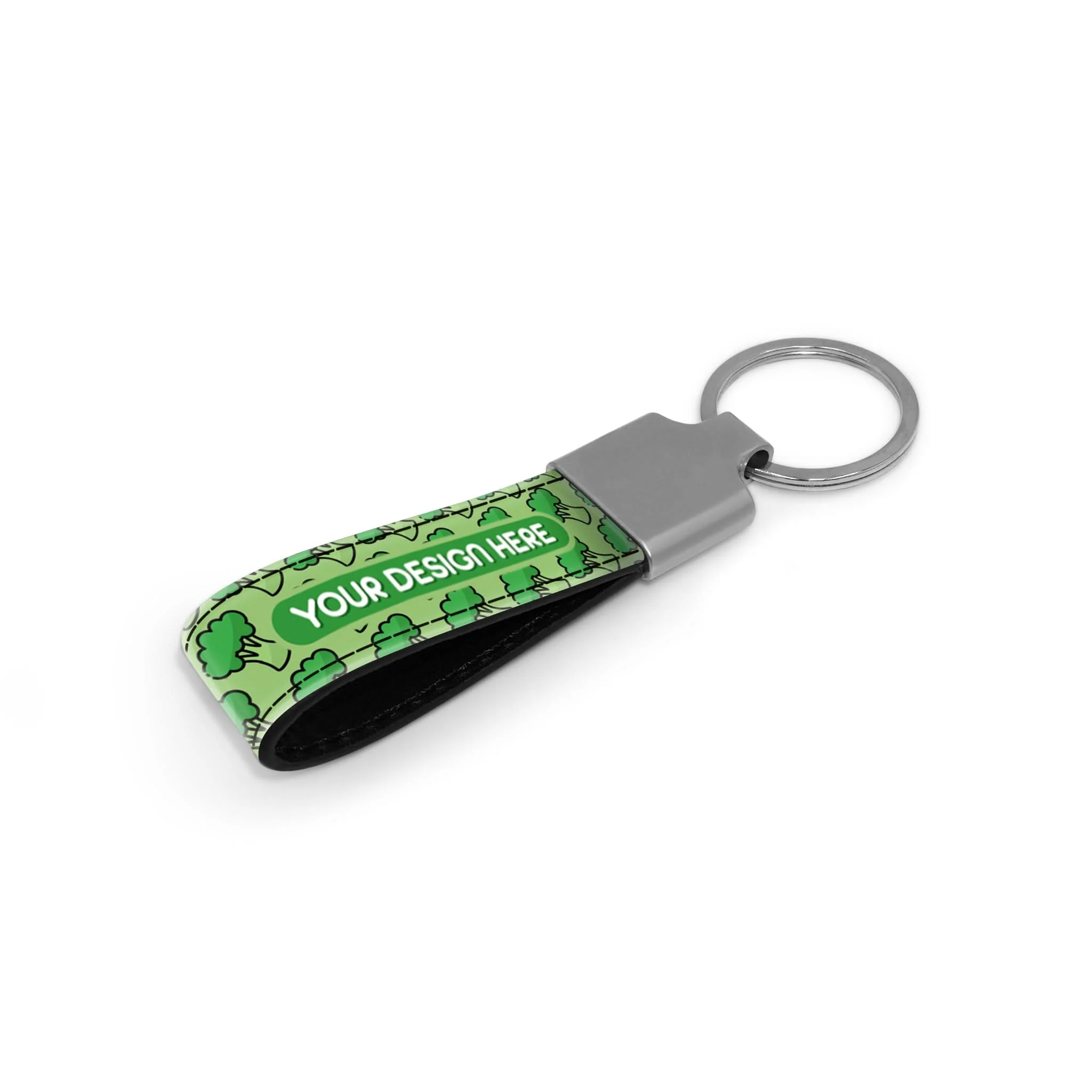 Custom PU Leather Keychain - Image 2