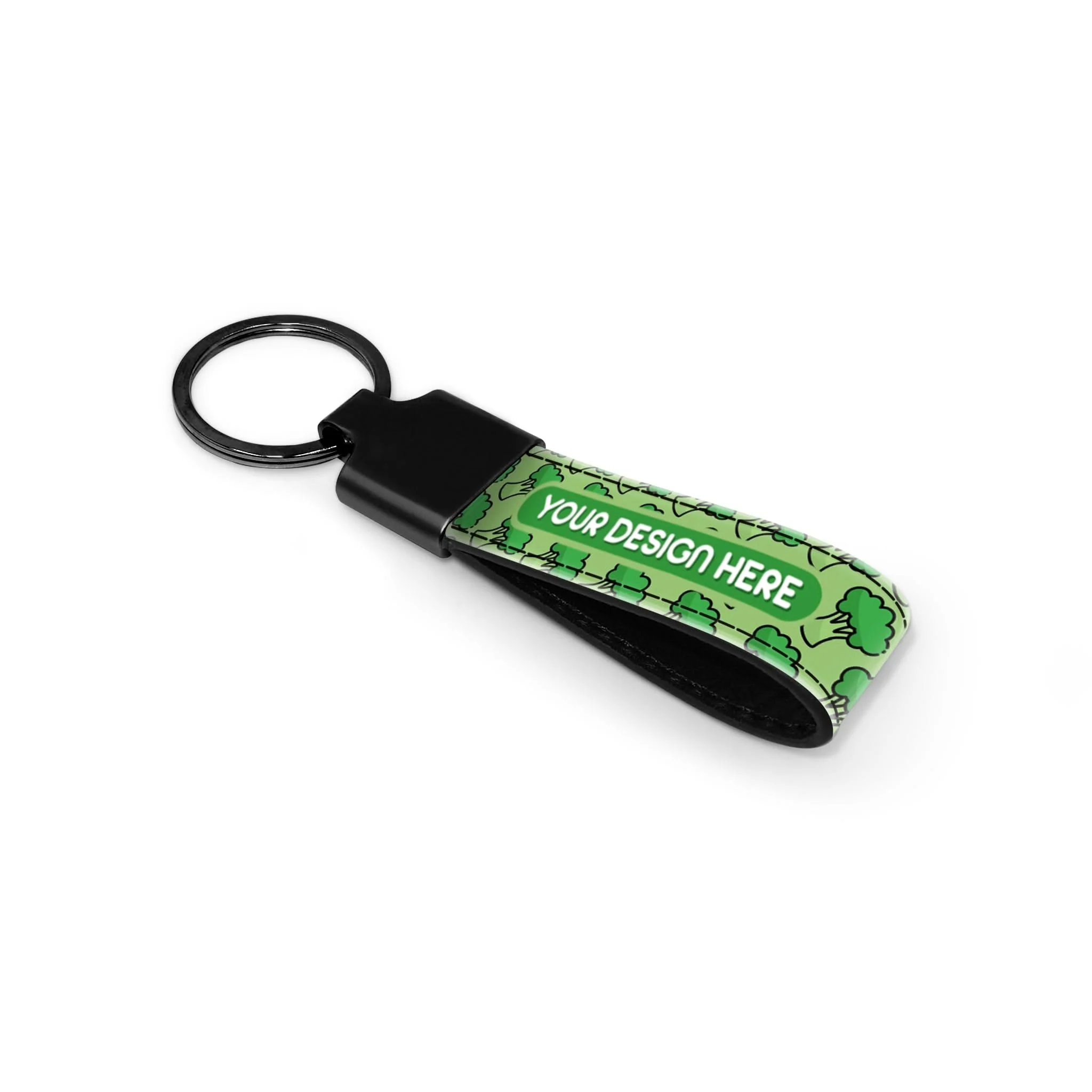 Custom PU Leather Keychain - Image 3