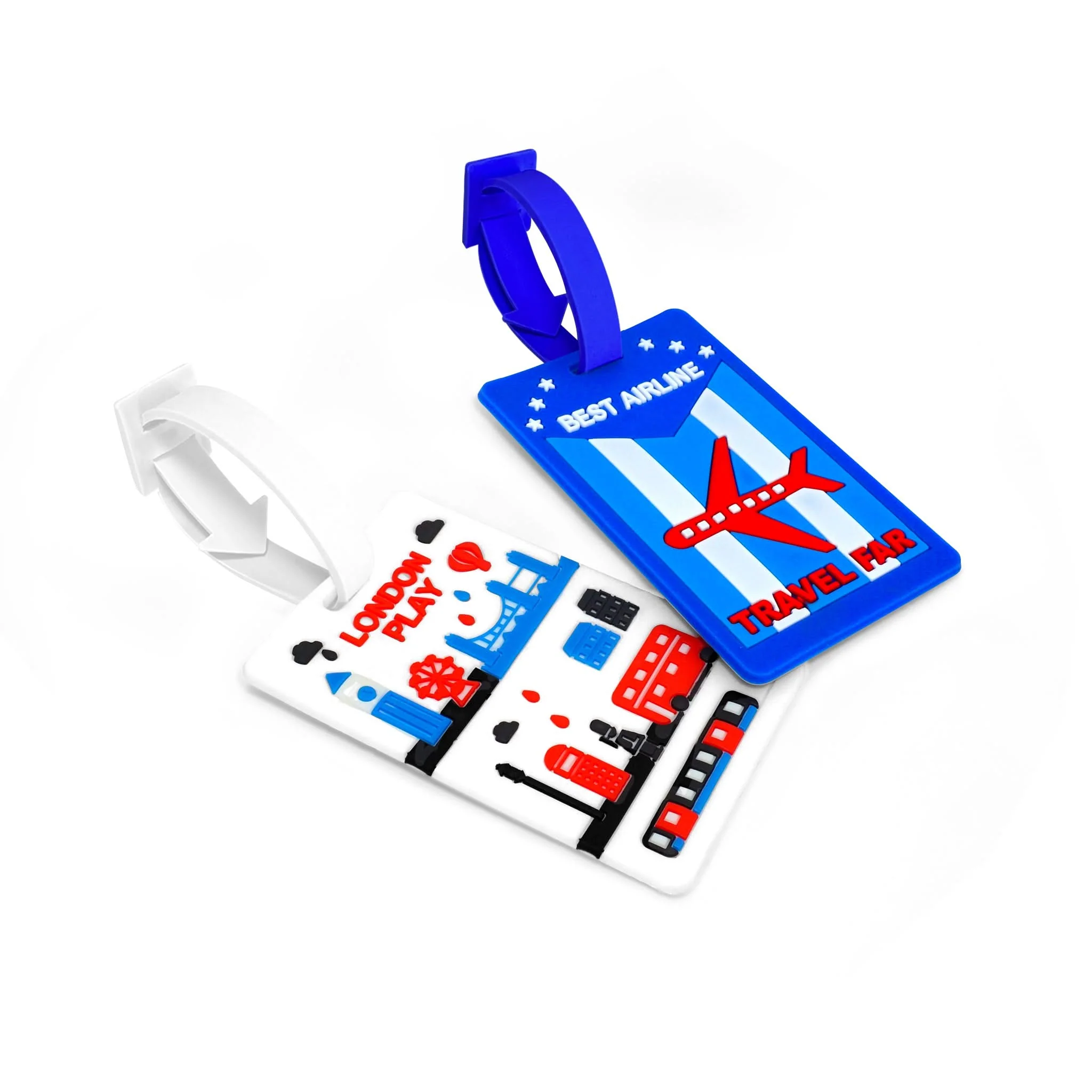 Custom PVC 3D Luggage Tag - Image 2
