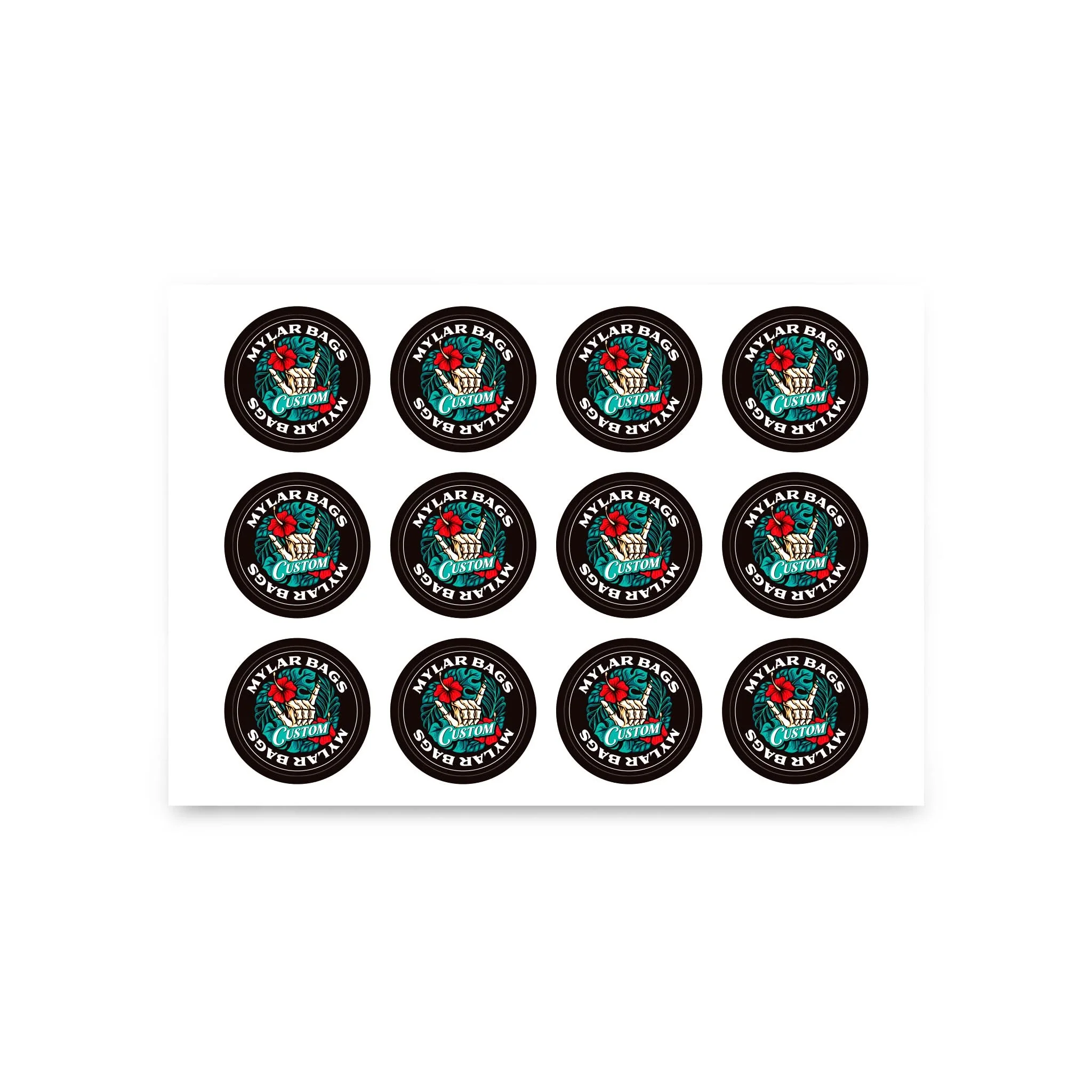 Custom Sticker For 1/4 Oz Mylar Bag - Image 4