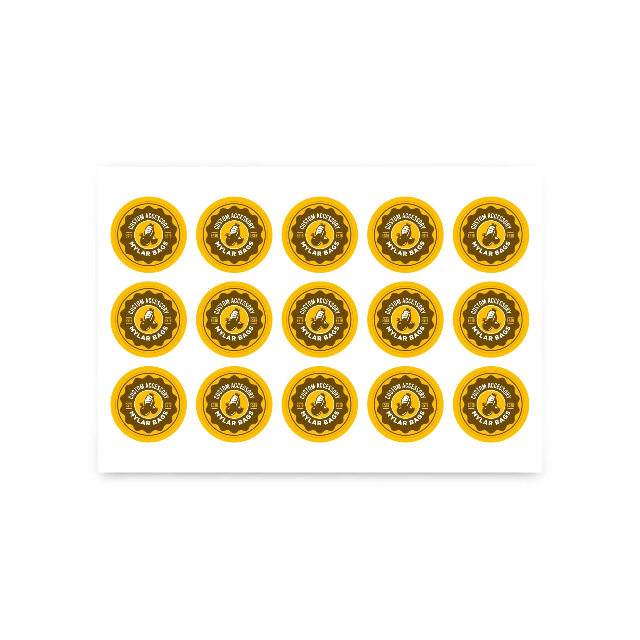 Custom Sticker For 1/8 Oz Mylar Bag - Image 3