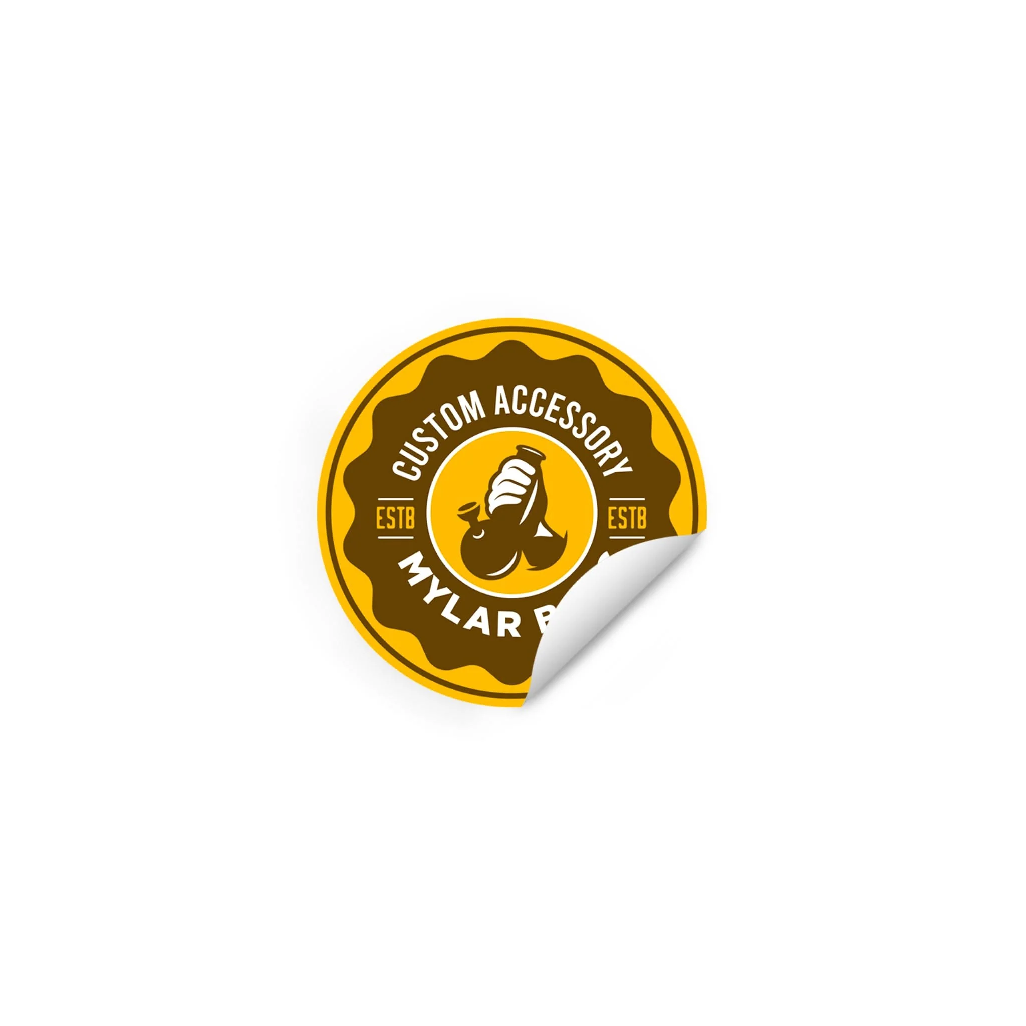 Custom Sticker For 1/8 Oz Mylar Bag - Image 4