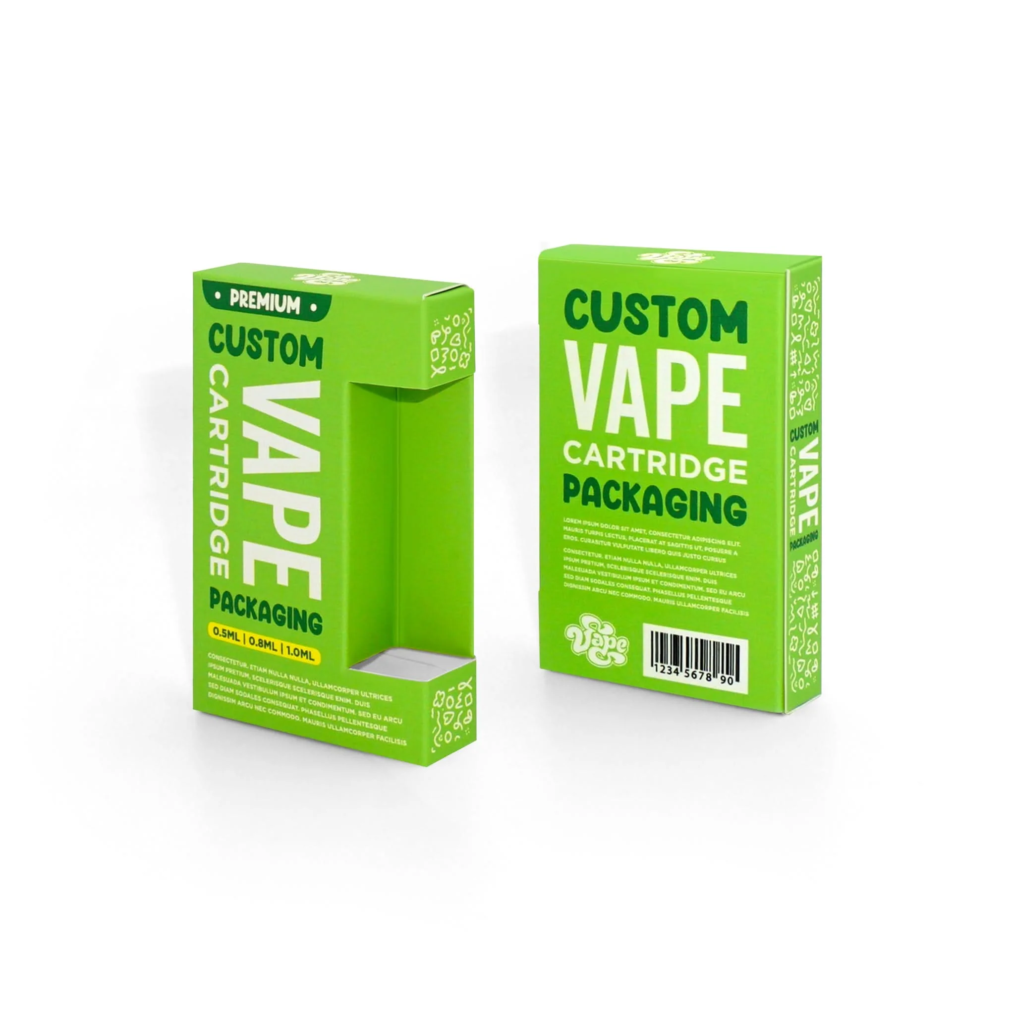 Custom Vape Cartridge Packaging Box With Window - Image 3