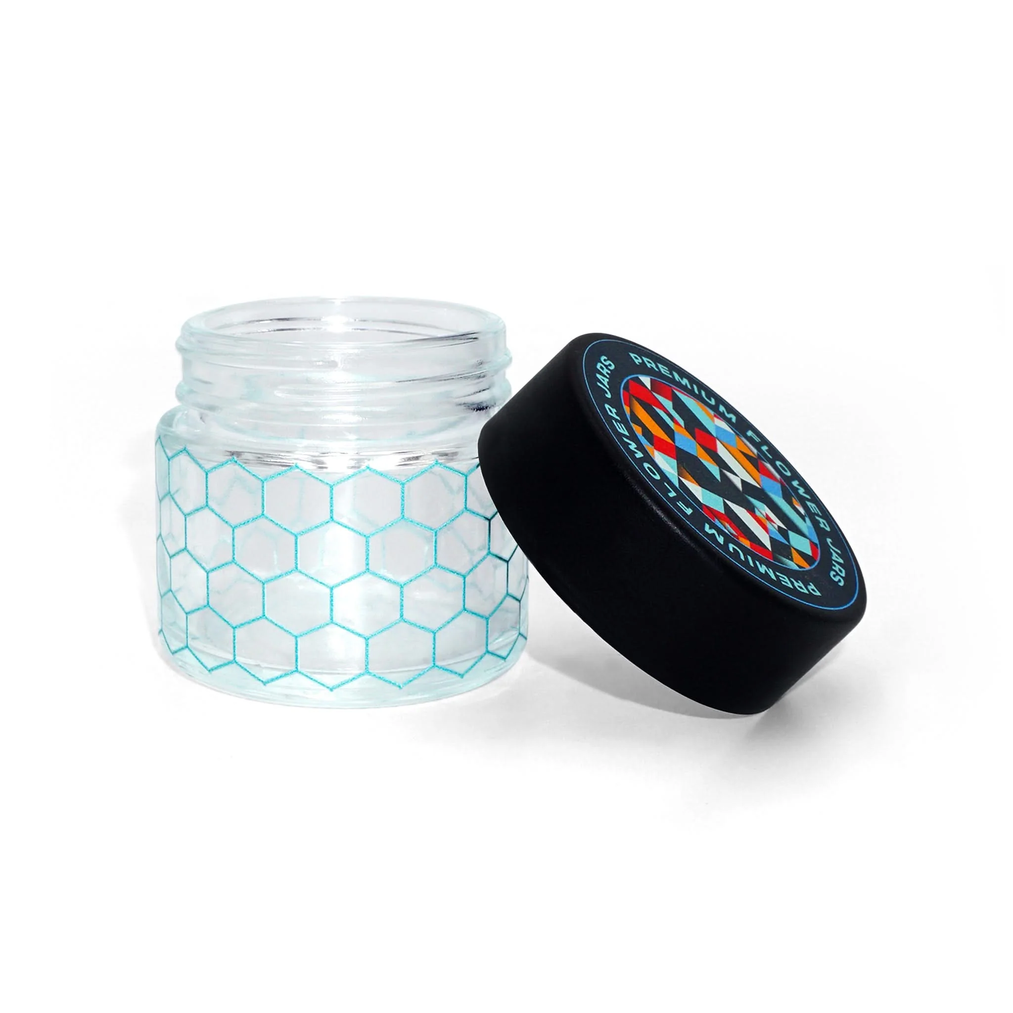 Custom Flower Glass Jars (Flat Lid) - Image 3