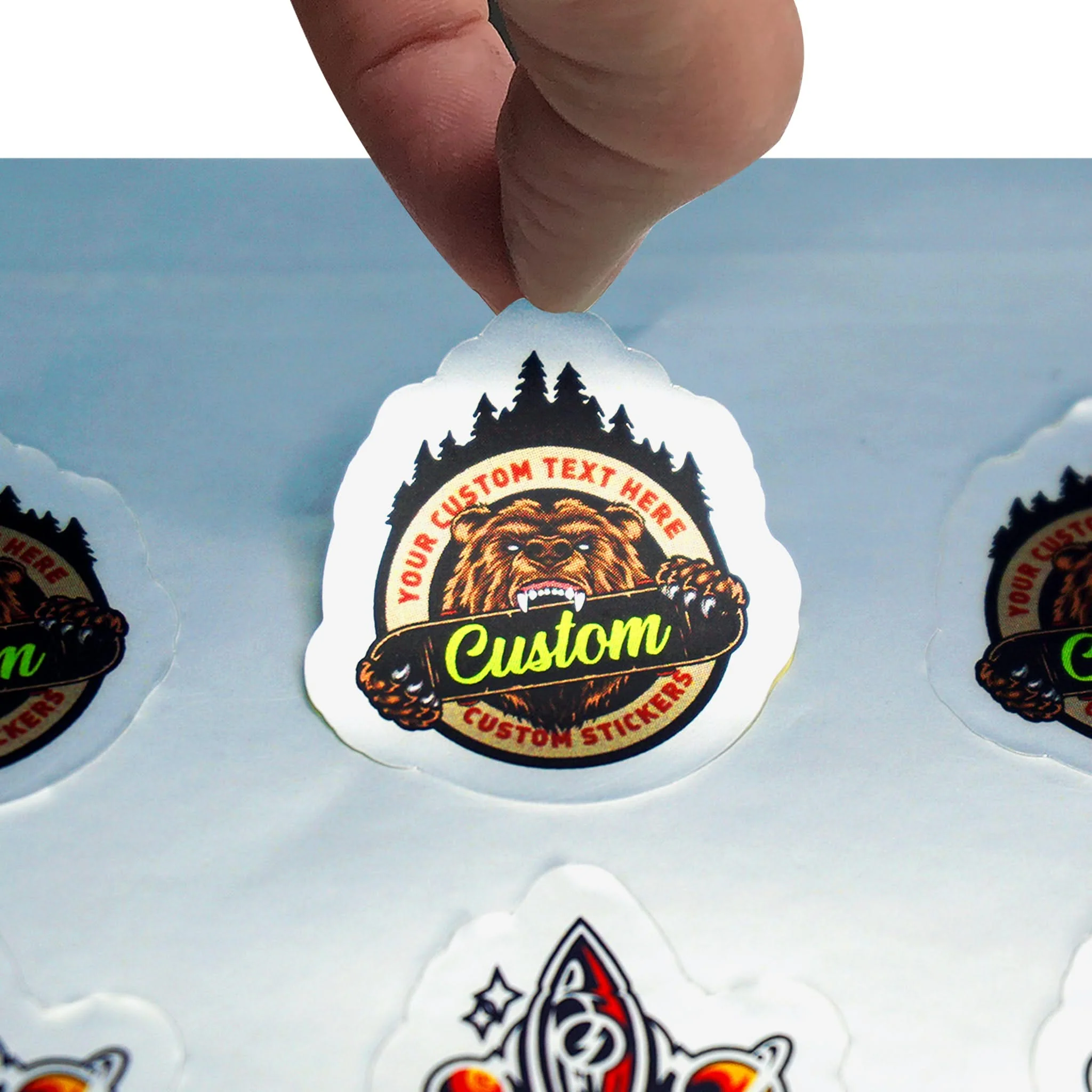 1" Custom Printed Stickers - Image 4