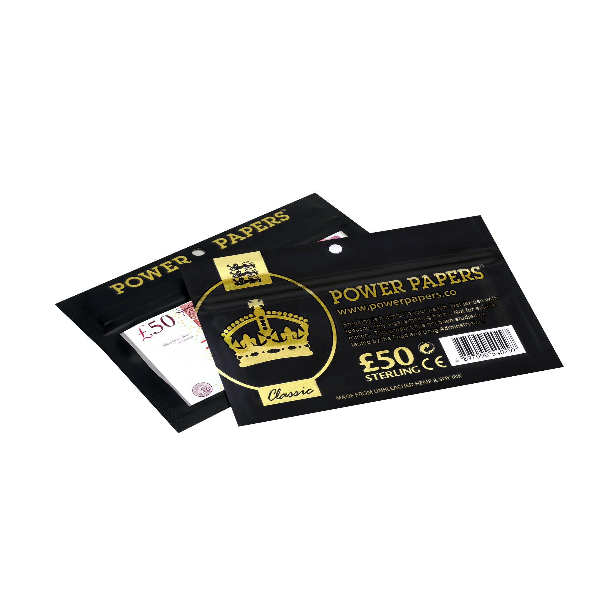 POWER PAPERS™ GBP£50 Rolling Paper - Image 3