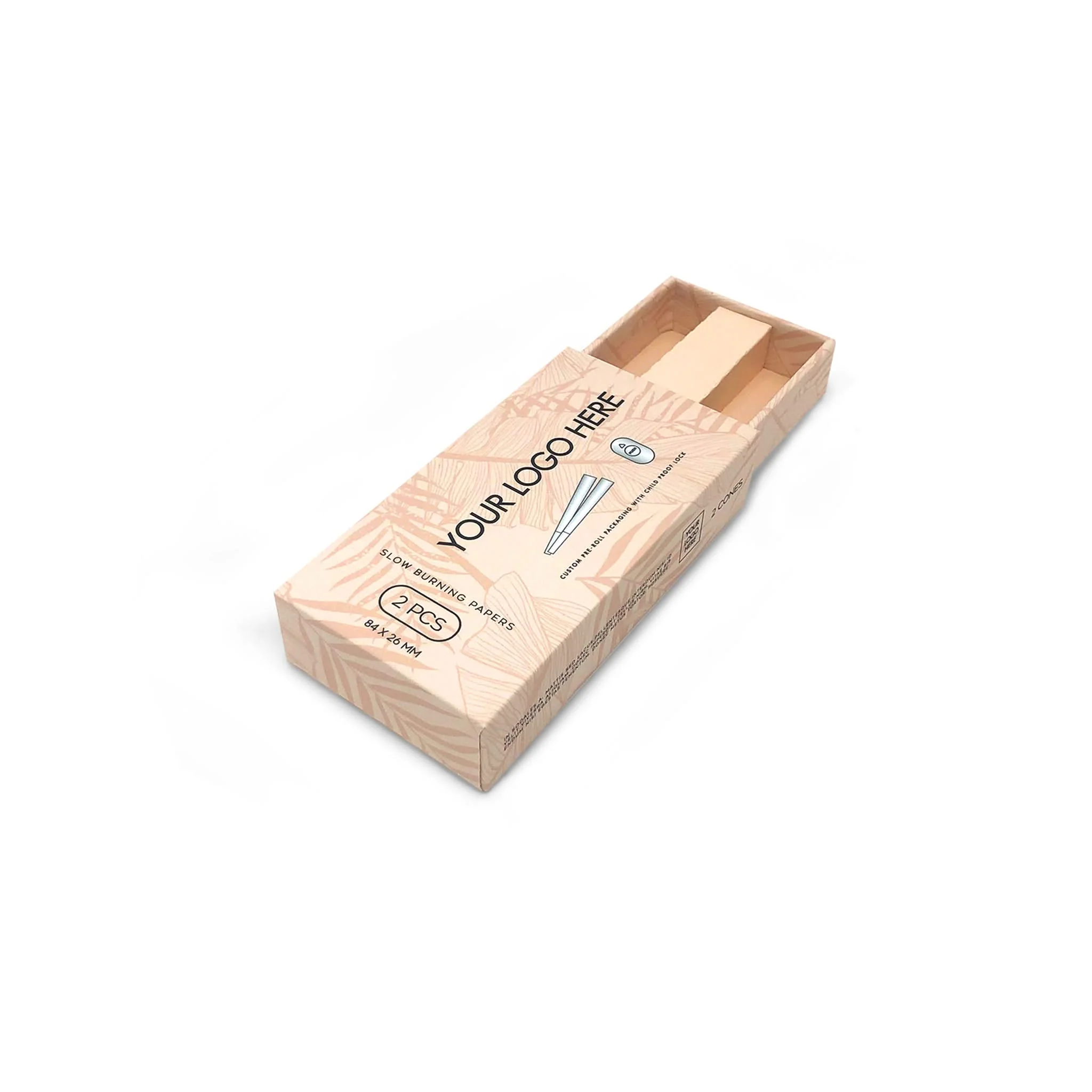 Custom Pre Rolled Turned Edge Box 2PK Quarter Size - Image 3