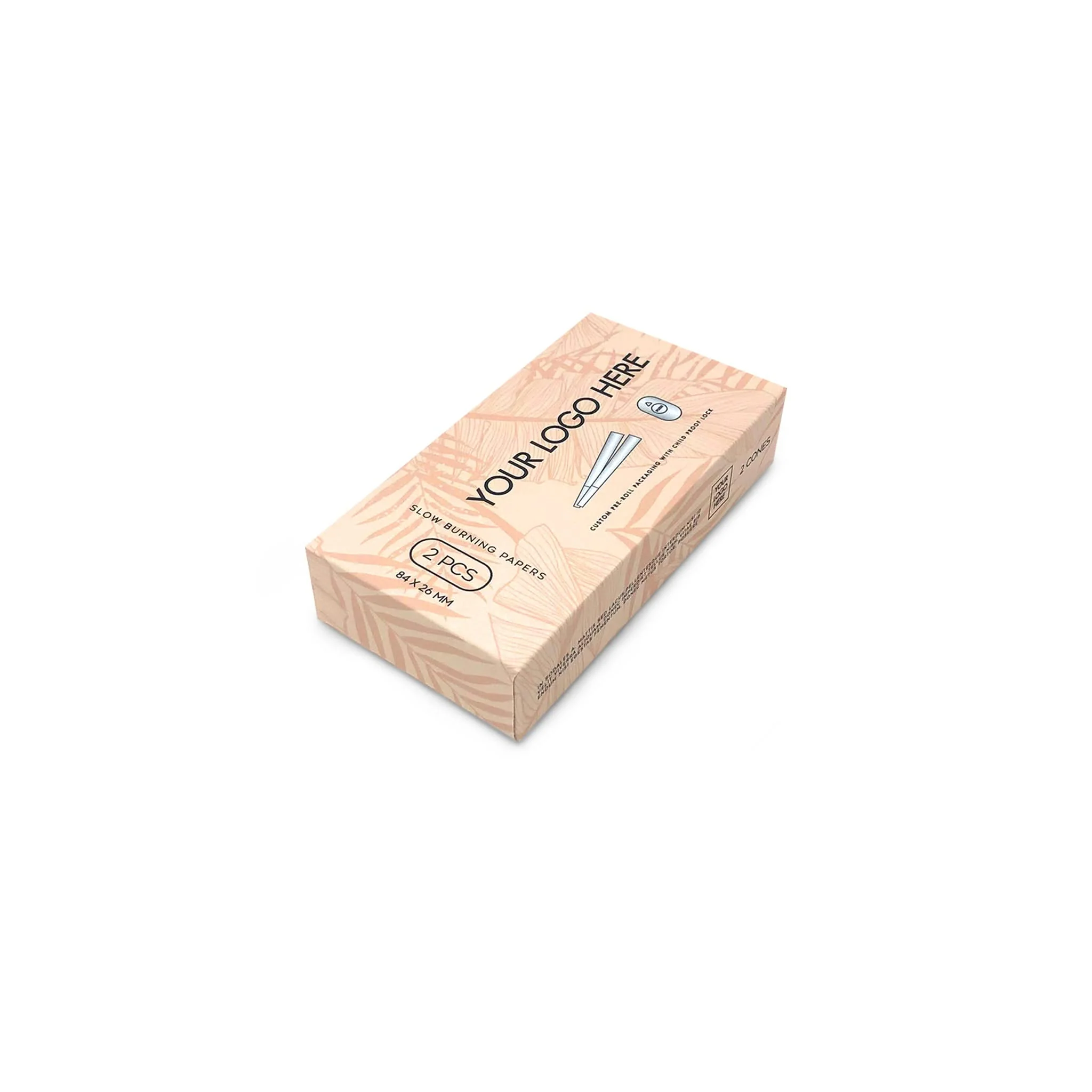 Custom Pre Rolled Turned Edge Box 2PK Quarter Size - Image 4