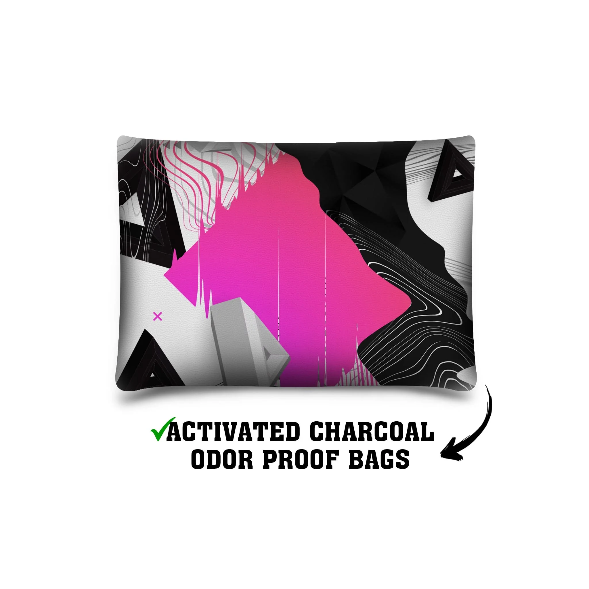 Custom Smell Proof Stash Bag with Combination Lock - Image 3